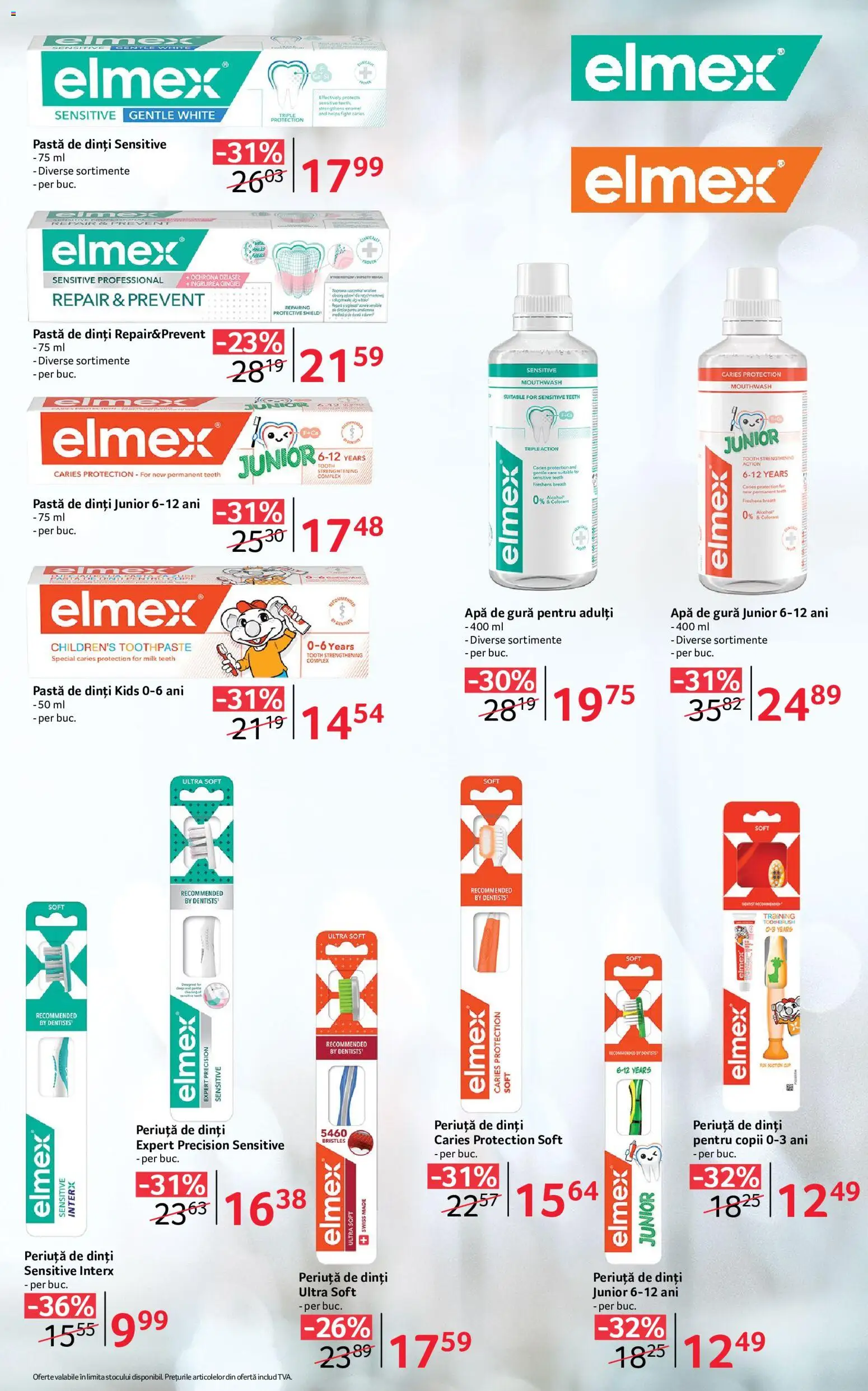 Catalog Selgros 10 - 22 Iulie 2026 | Pagina 29 | Produse: Pastă de dinți, Periuță de dinți, Apă de gură, Apă
