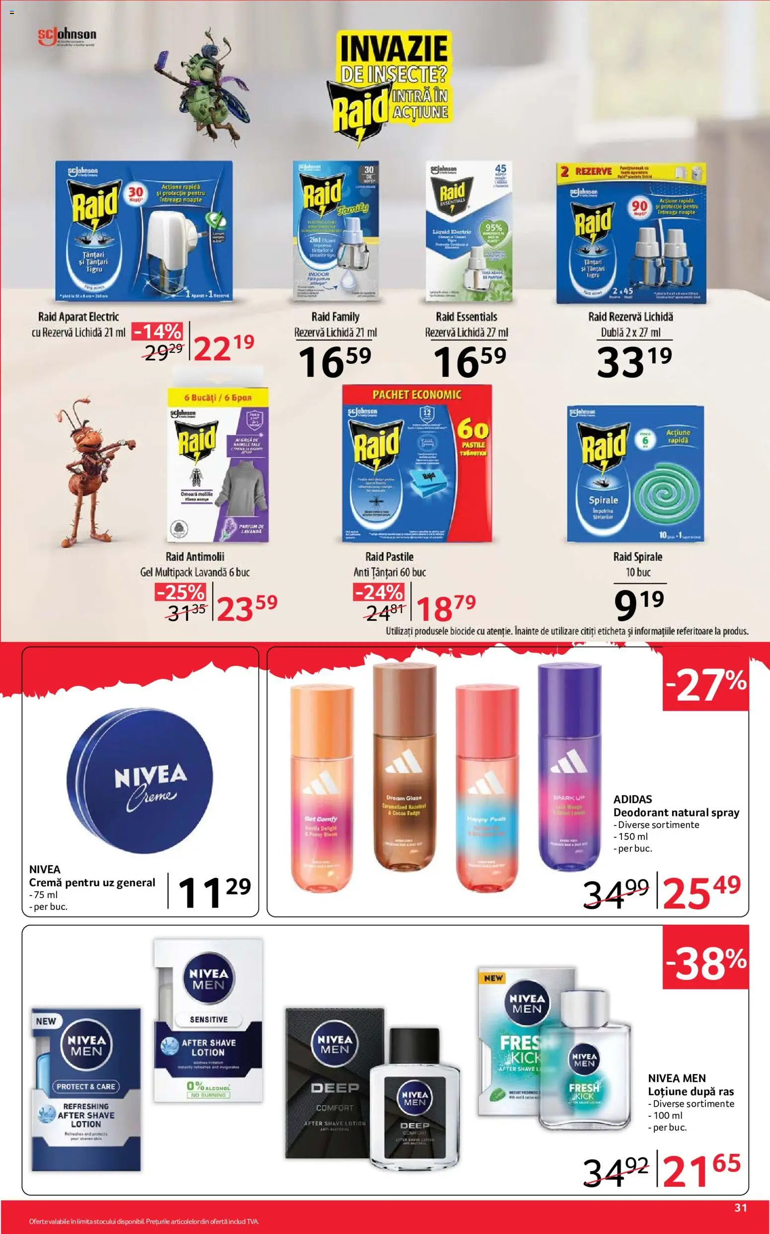 Catalog Selgros 10 - 22 Iulie 2026 | Pagina 31 | Produse: Parfum, Cremă, Loțiune după ras, Deodorant