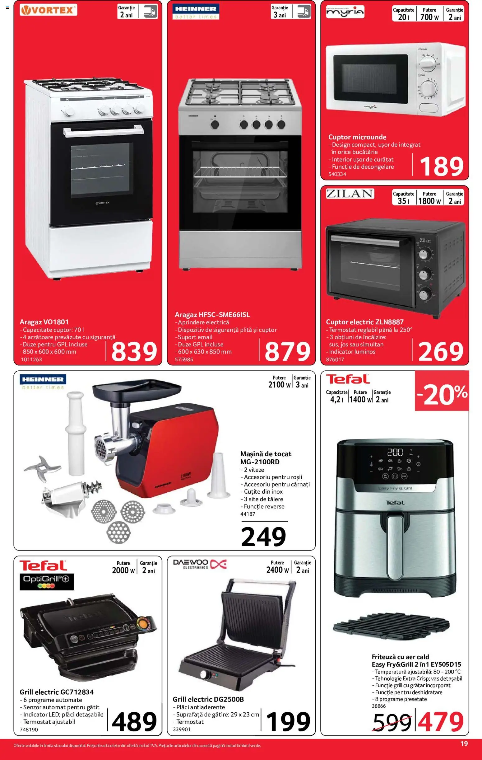 Catalog Selgros 10 - 22 Iulie 2026 | Pagina 19 | Produse: Friteuză, Grătar, Bucătărie, Cârnați
