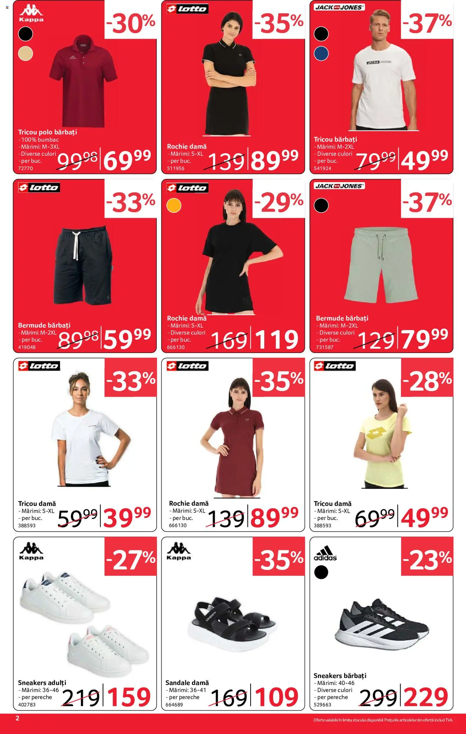 Catalog Selgros 10 - 22 Iulie 2026 | Pagina 2 | Produse: Rochie, Tricou, Sandale