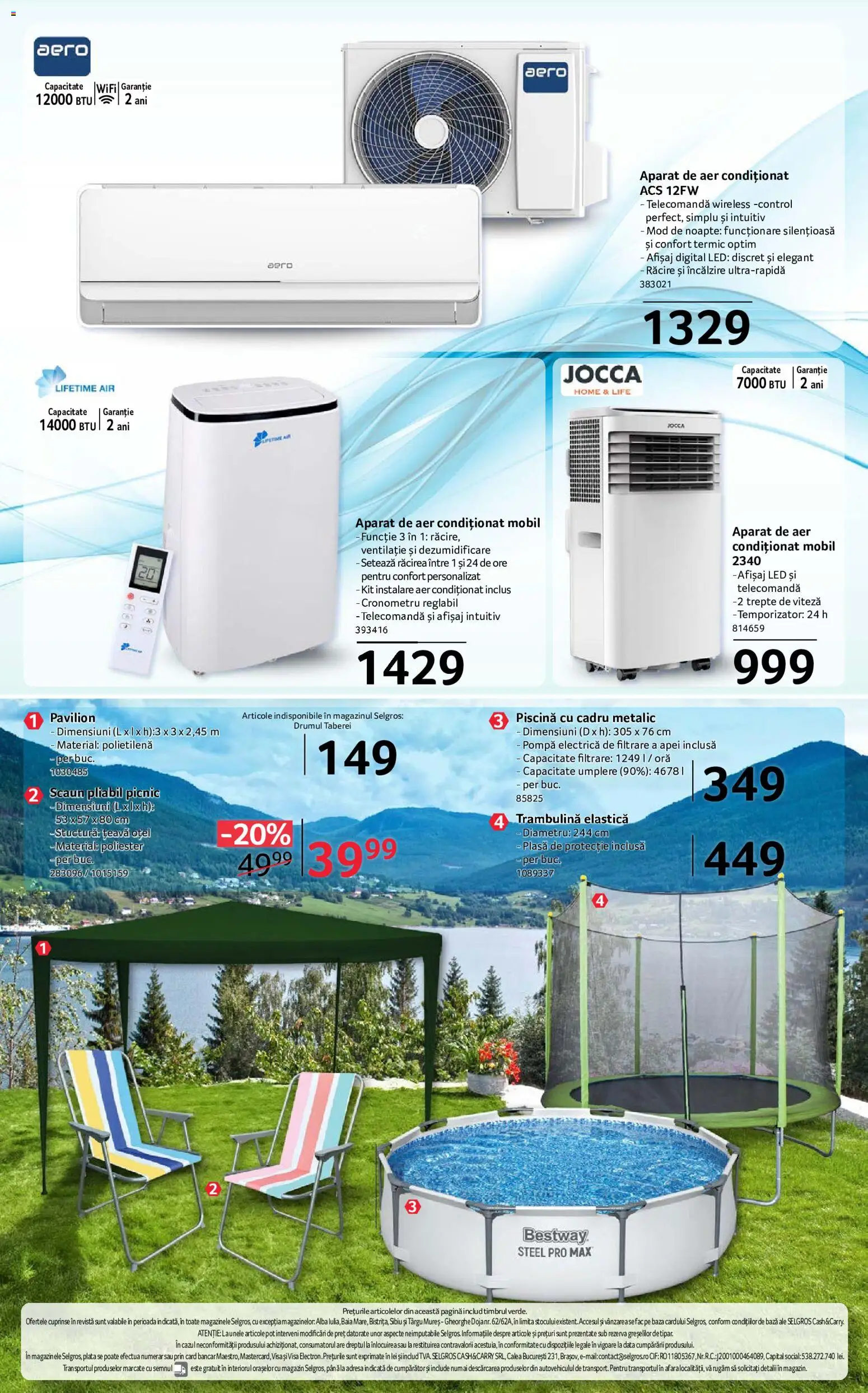 Catalog Selgros 10 - 22 Iulie 2026 | Pagina 22 | Produse: Aer Condiționat, Scaun, Babak, Țeavă