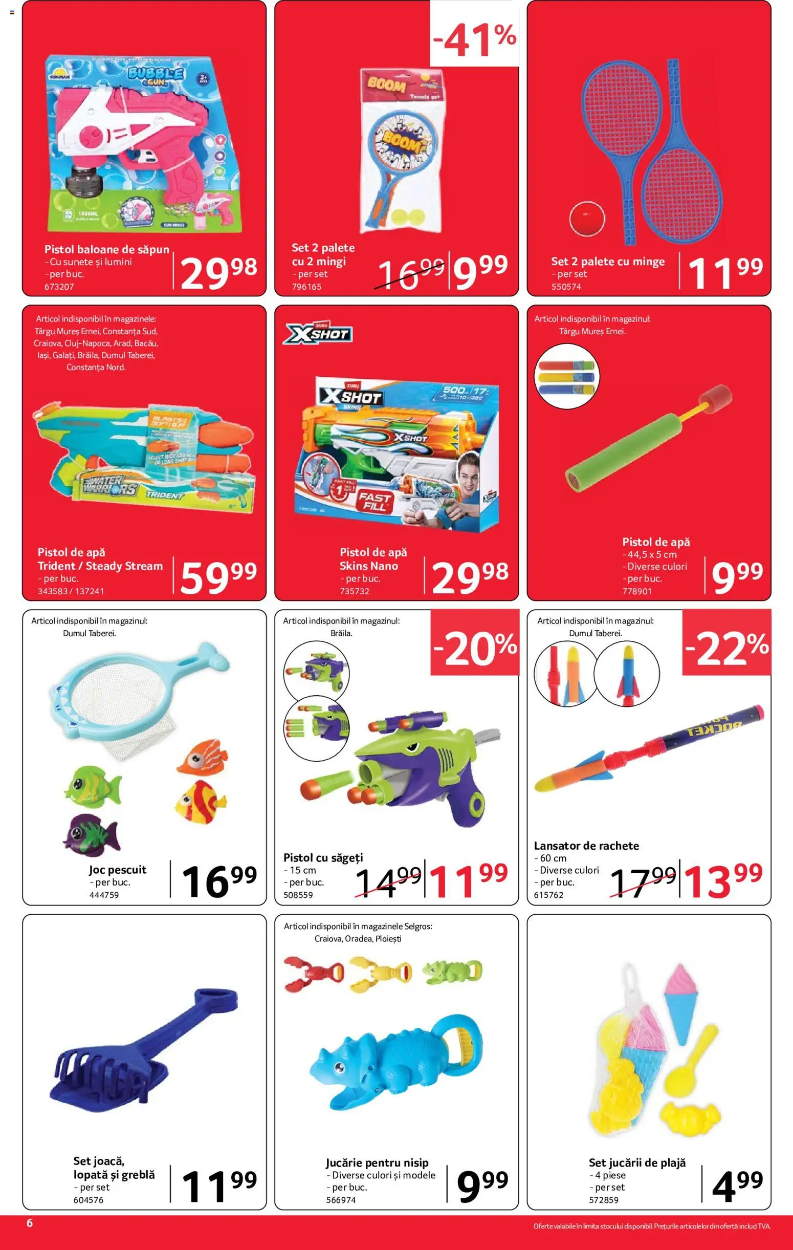 Catalog Selgros 10 - 22 Iulie 2026 | Pagina 6 | Produse: Joc, Săpun, Apă