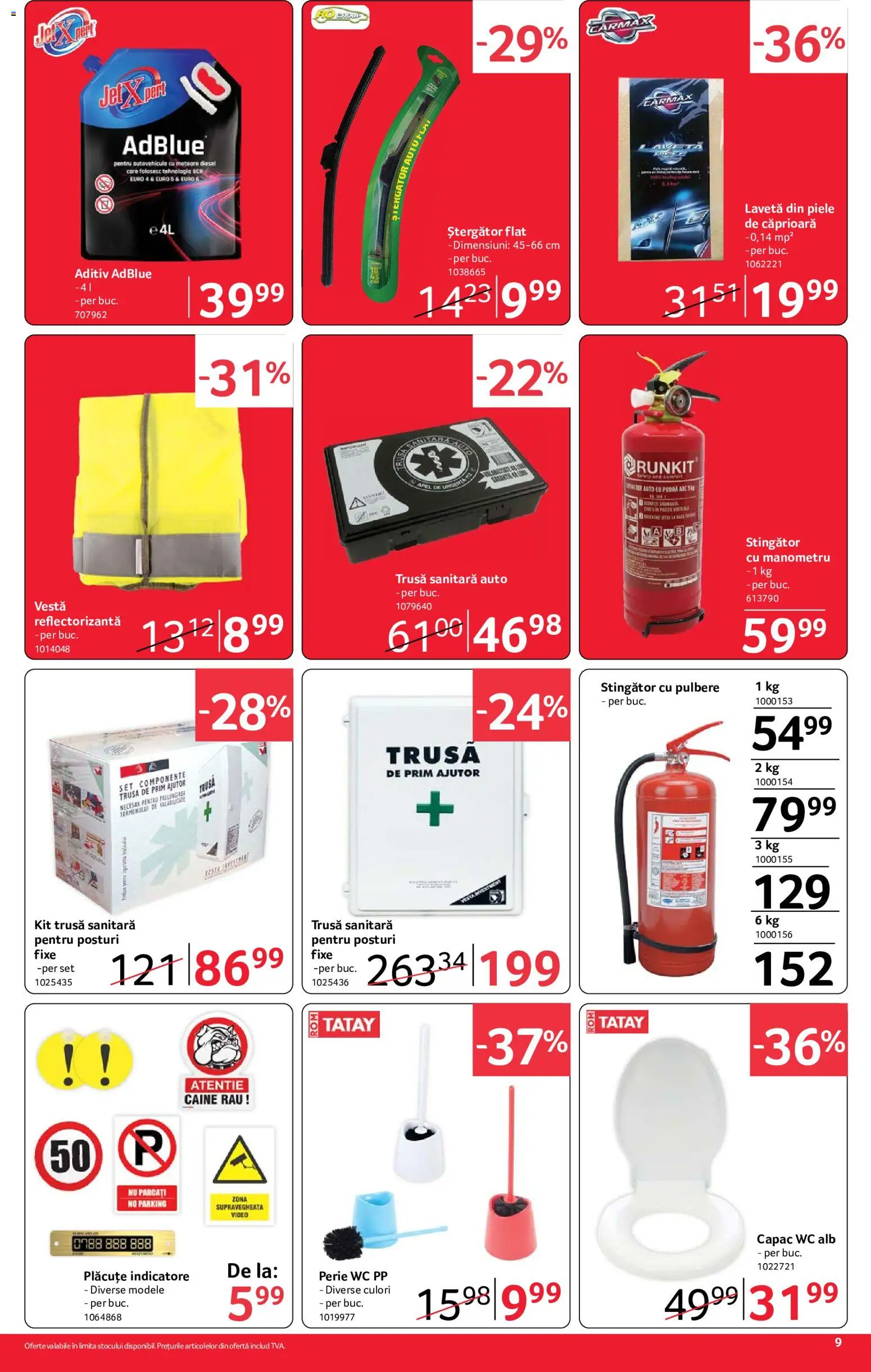 Catalog Selgros 10 - 22 Iulie 2026 | Pagina 9 | Produse: Video, Manometru, Perie, Vestă