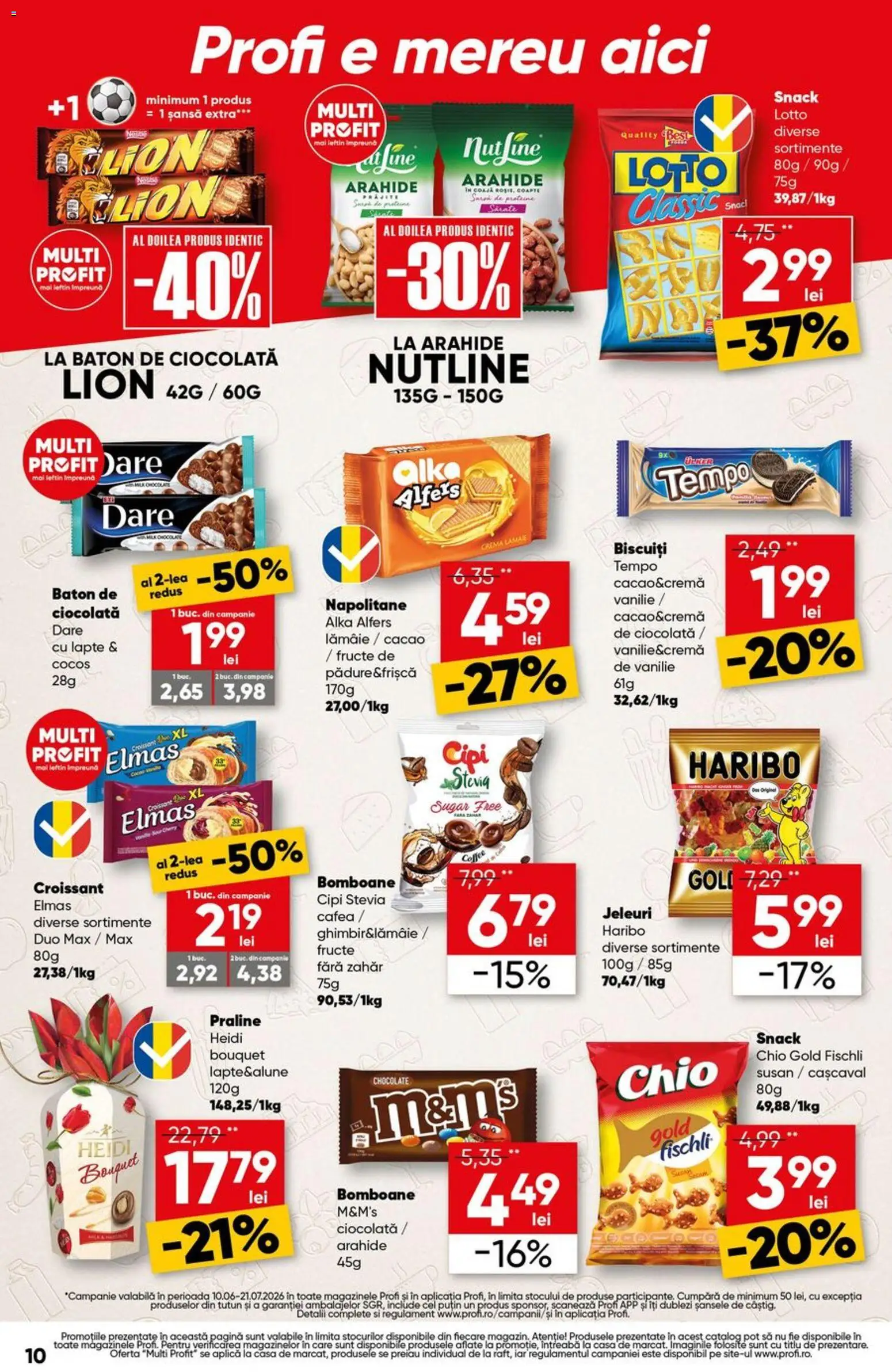 Catalog Profi 8 - 20 Iulie 2026 | Pagina 10 | Produse: Cremă, Cacao, Biscuiți, Jeleuri