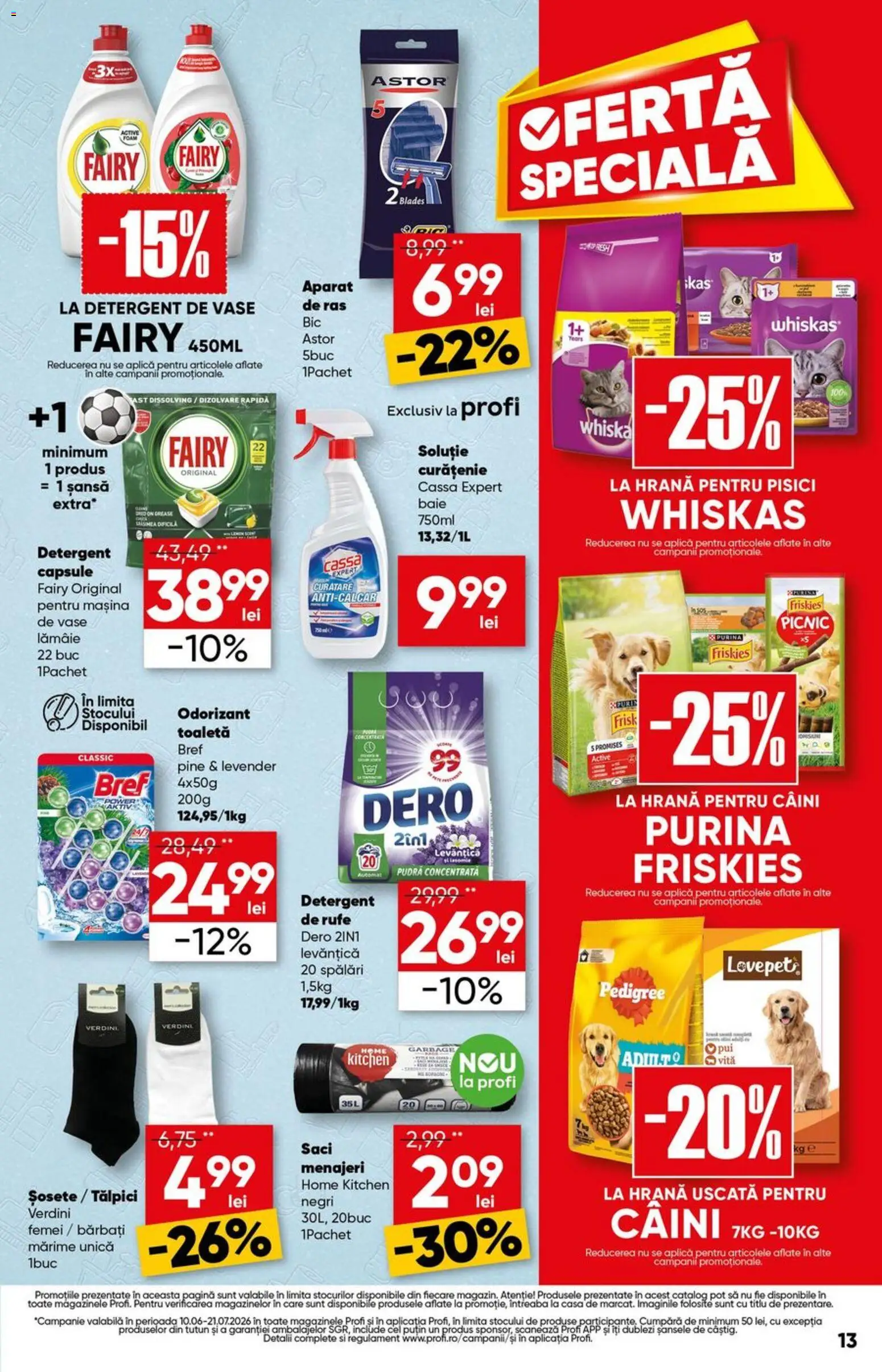 Catalog Profi 8 - 20 Iulie 2026 | Pagina 13 | Produse: Detergent de vase, Aparat De Ras, Șosete, Lămâie