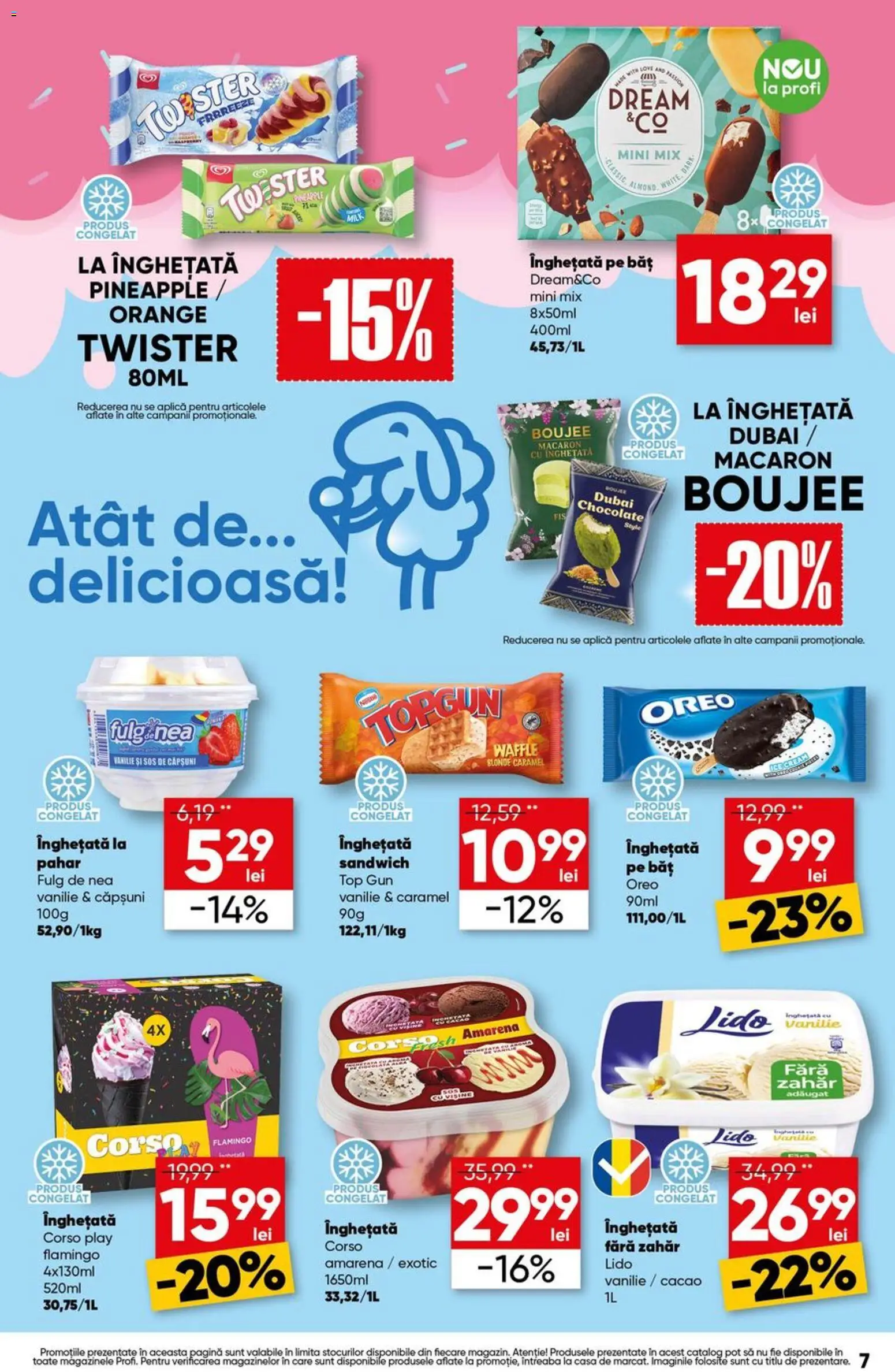 Catalog Profi 8 - 20 Iulie 2026 | Pagina 7 | Produse: Delgeç, Cacao, Sos, Zahăr