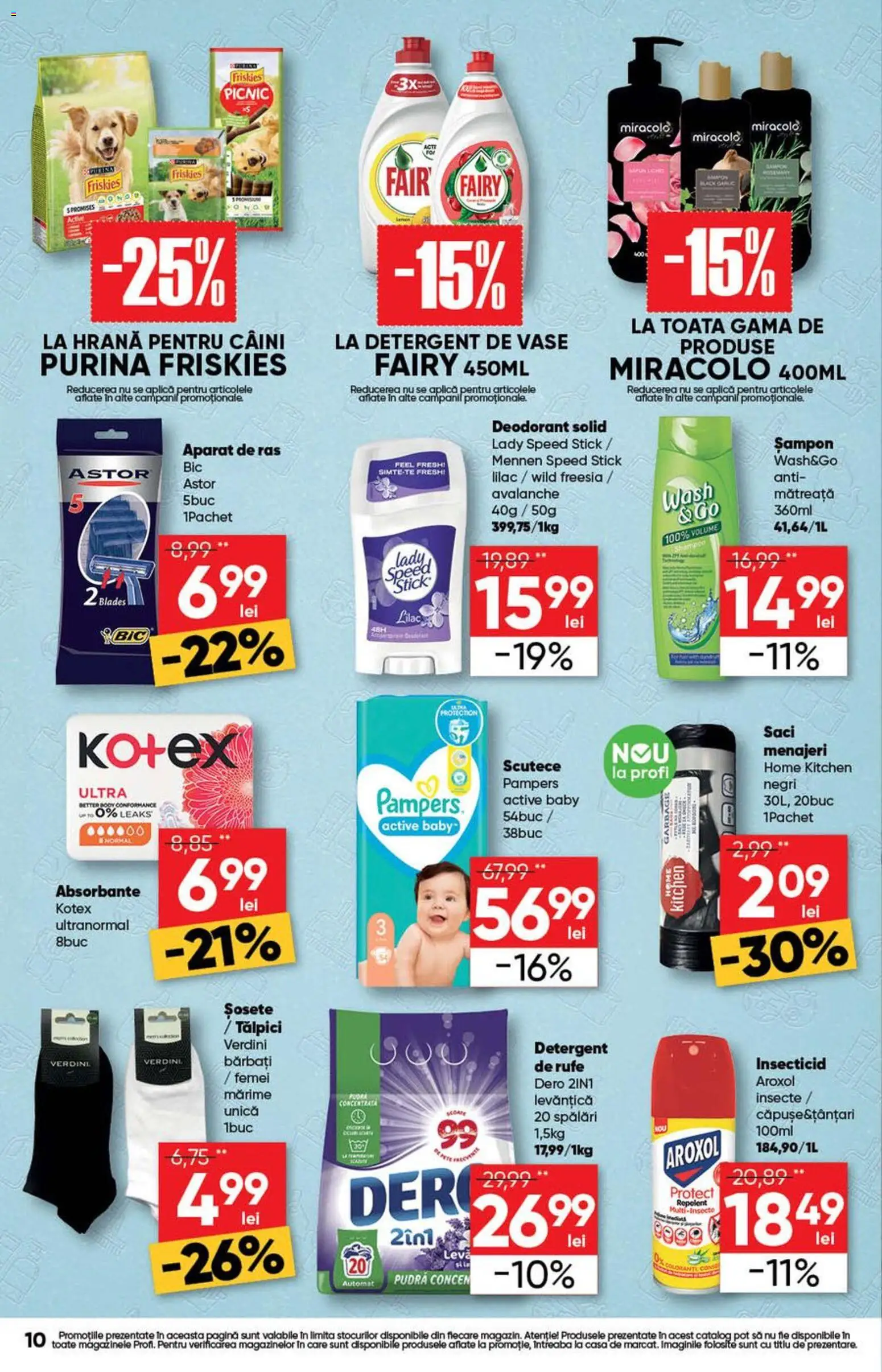 Catalog Profi 8 - 20 Iulie 2026 | Pagina 10 | Produse: Tălpici, Aparat De Ras, Șampon, Deodorant