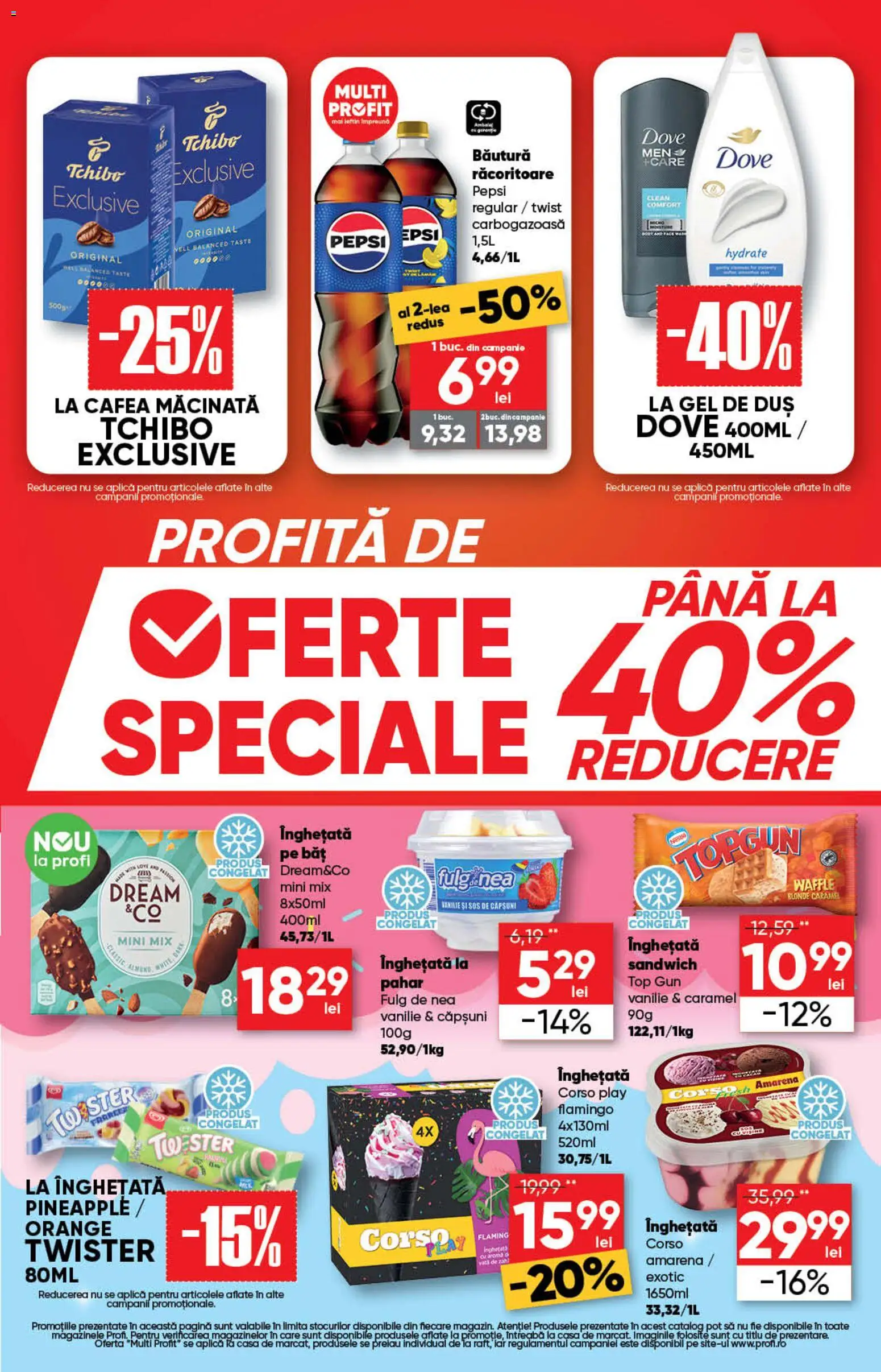 Catalog Profi 8 - 20 Iulie 2026 | Pagina 3 | Produse: Cafea, Căpșuni, Înghețată, Sos