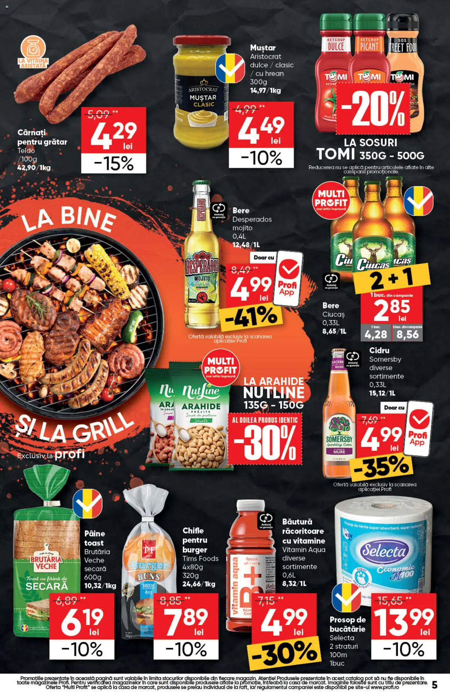 Catalog Profi 8 - 20 Iulie 2026 | Pagina 5 | Produse: Grill, Bere, Ketchup, Cârnați