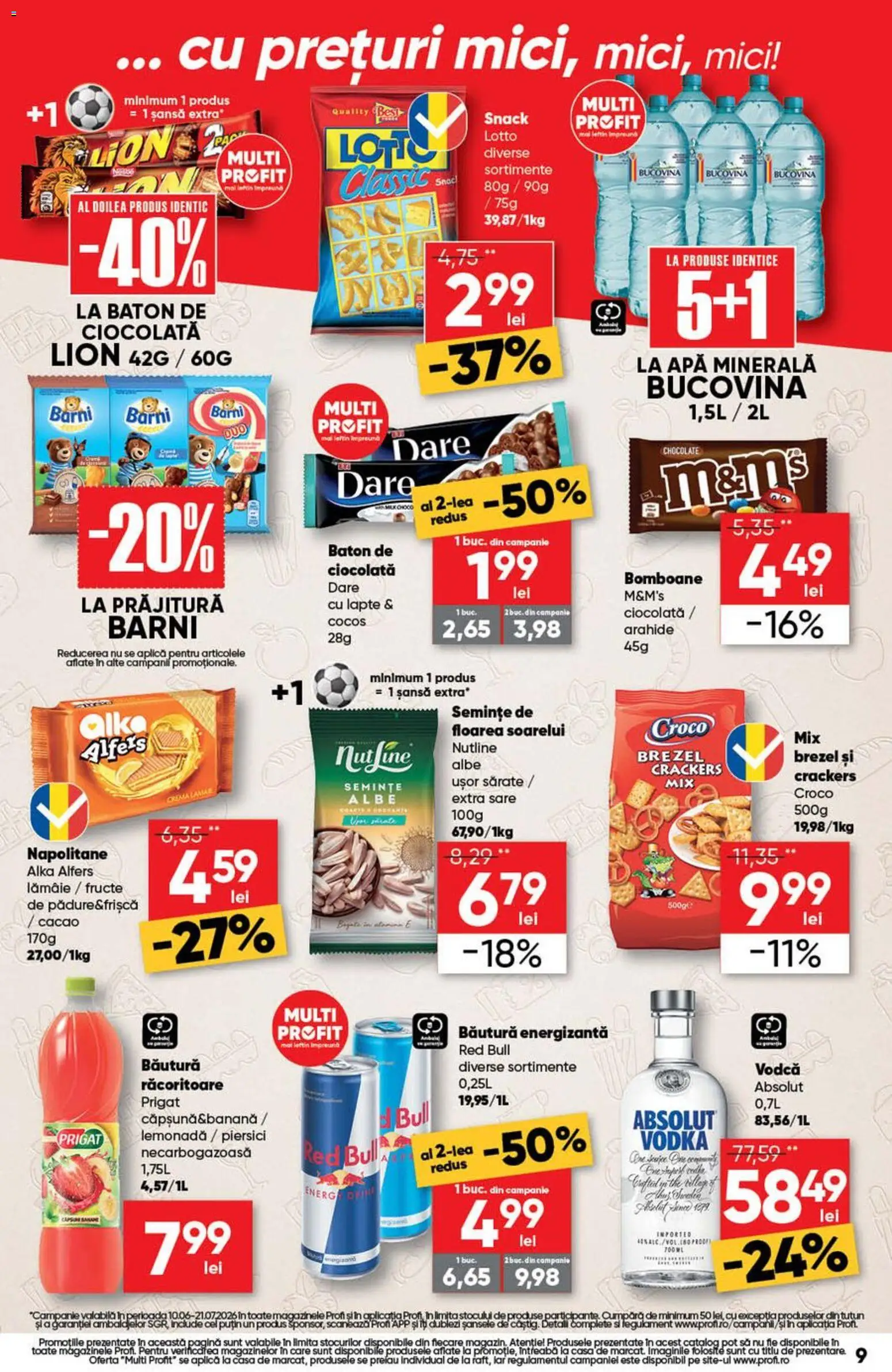 Catalog Profi 8 - 20 Iulie 2026 | Pagina 9 | Produse: Sıcak su torbası, Cacao, Sare, Lămâie