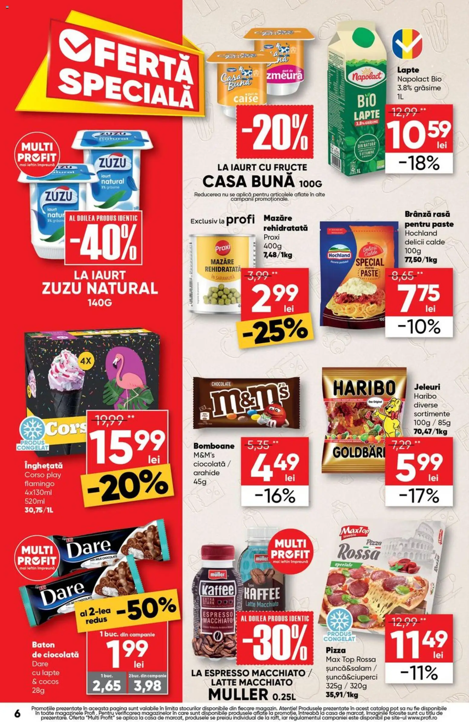 Catalog Profi 8 - 20 Iulie 2026 | Pagina 6 | Produse: Mazăre, Top, Lapte, Ahtapot