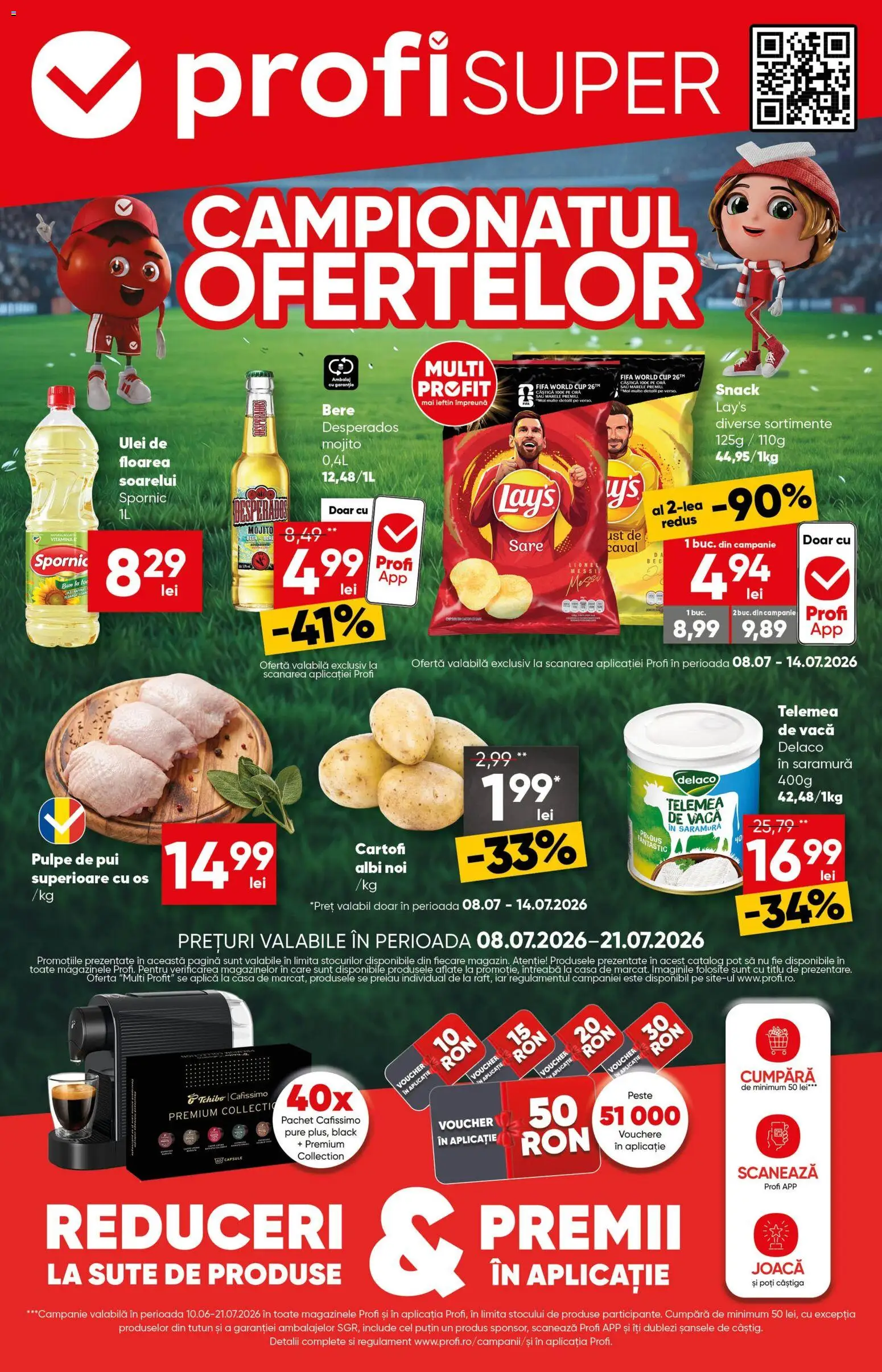 Catalog Profi 8 - 20 Iulie 2026 | Pagina 1 | Produse: Light Kedi Konservesi, Eğitim çantaları, Bere, Bant