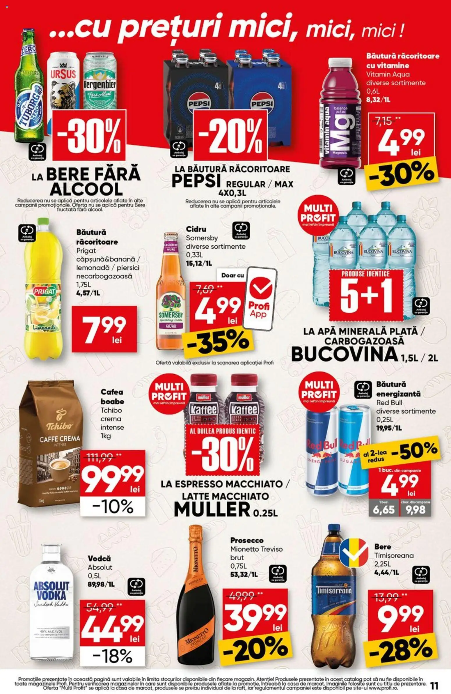 Catalog Profi 8 - 20 Iulie 2026 | Pagina 11 | Produse: Yazı tahtası kalemi, Köpek Sabunu, Prosecco, Cafea