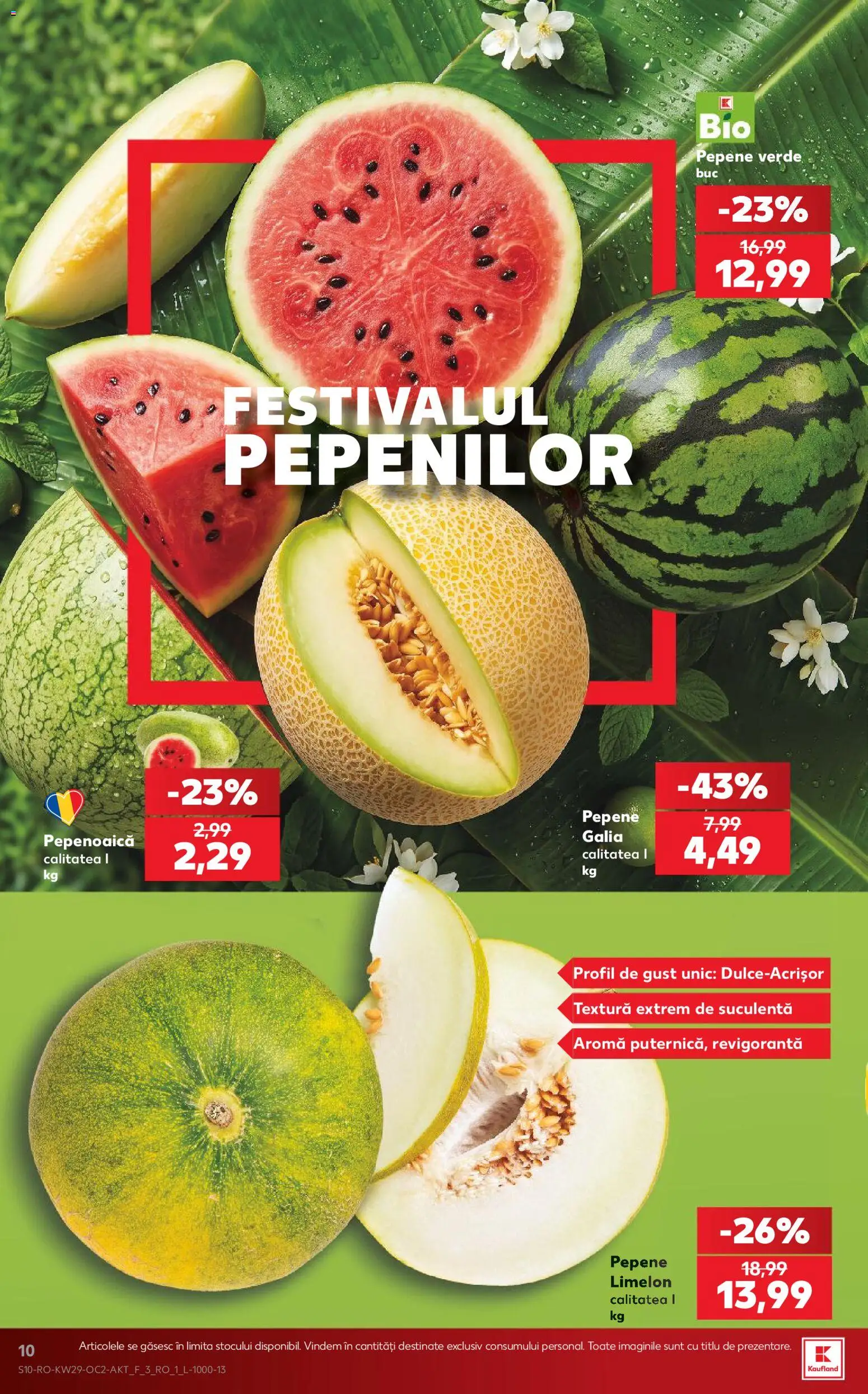 Catalog Kaufland 15 - 20 Iulie 2026 | Pagina 10 | Produse: Pepene Verde