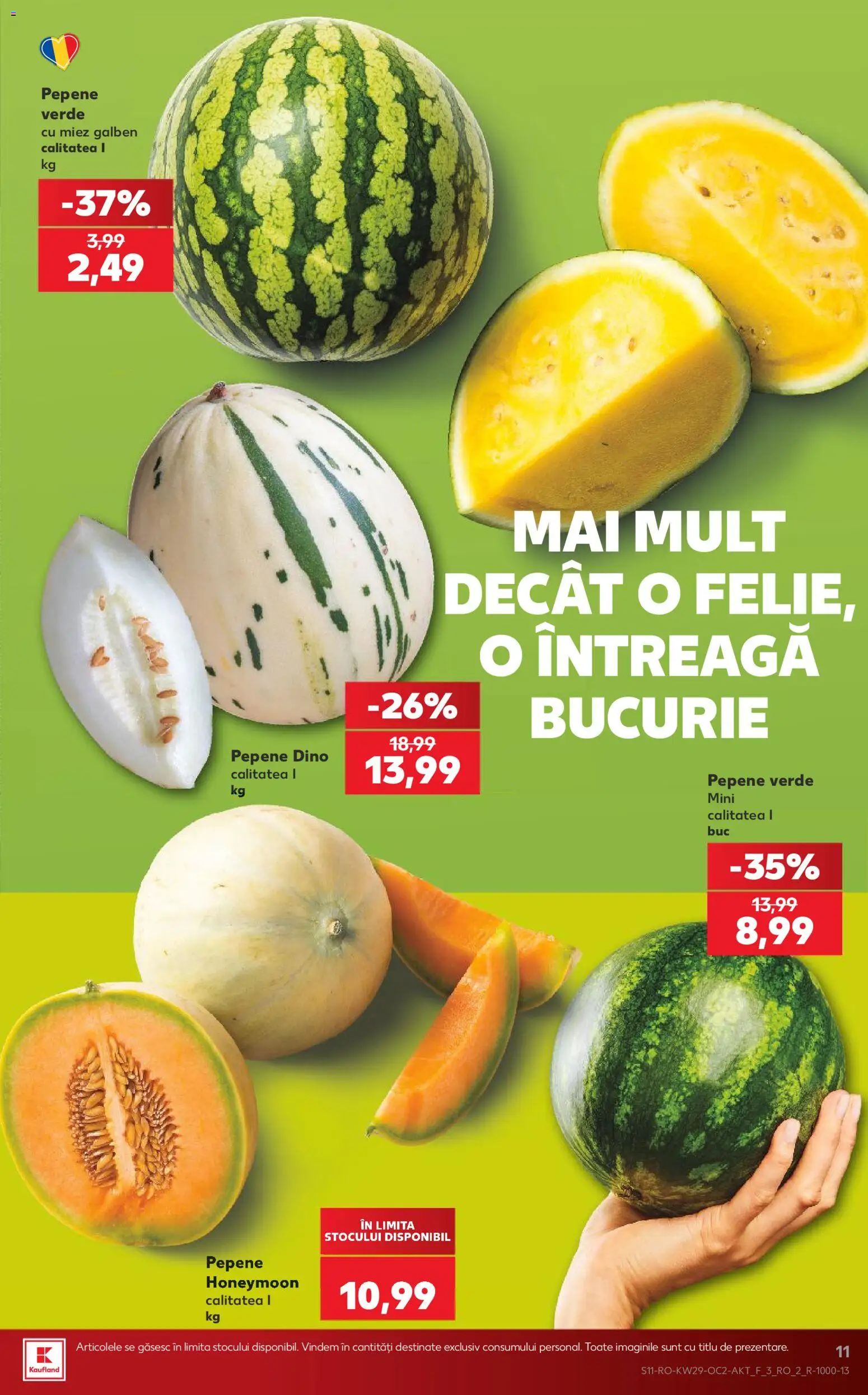 Catalog Kaufland 15 - 20 Iulie 2026 | Pagina 11 | Produse: Pepene Verde