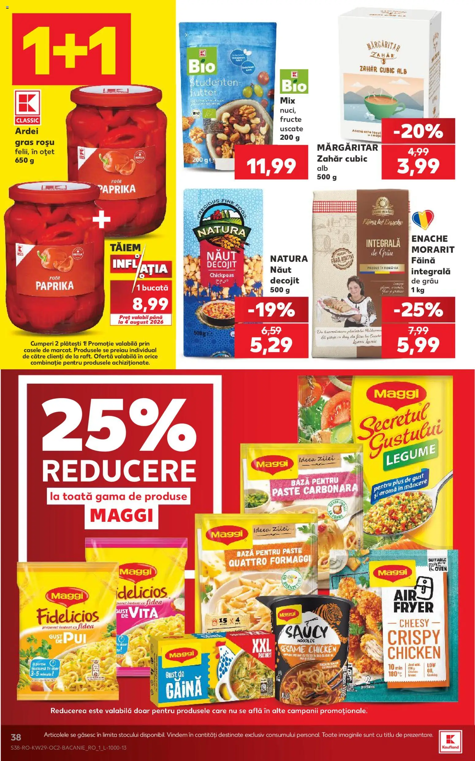 Catalog Kaufland 15 - 20 Iulie 2026 | Pagina 38 | Produse: Hacıyatmaz Kedi Oyuncağı, Ardei, Făină, Noodles