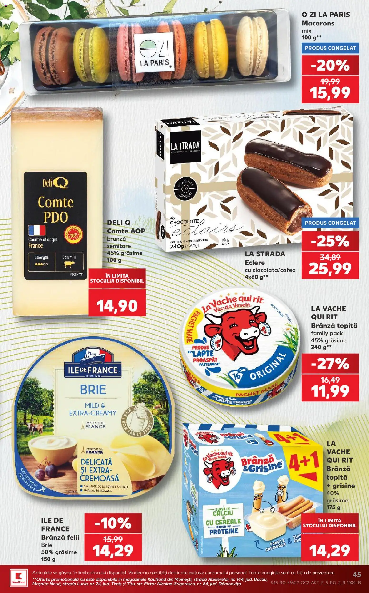 Catalog Kaufland 15 - 20 Iulie 2026 | Pagina 45 | Produse: Masaüstü kılıfı, Lapte, Macarons, Cereale
