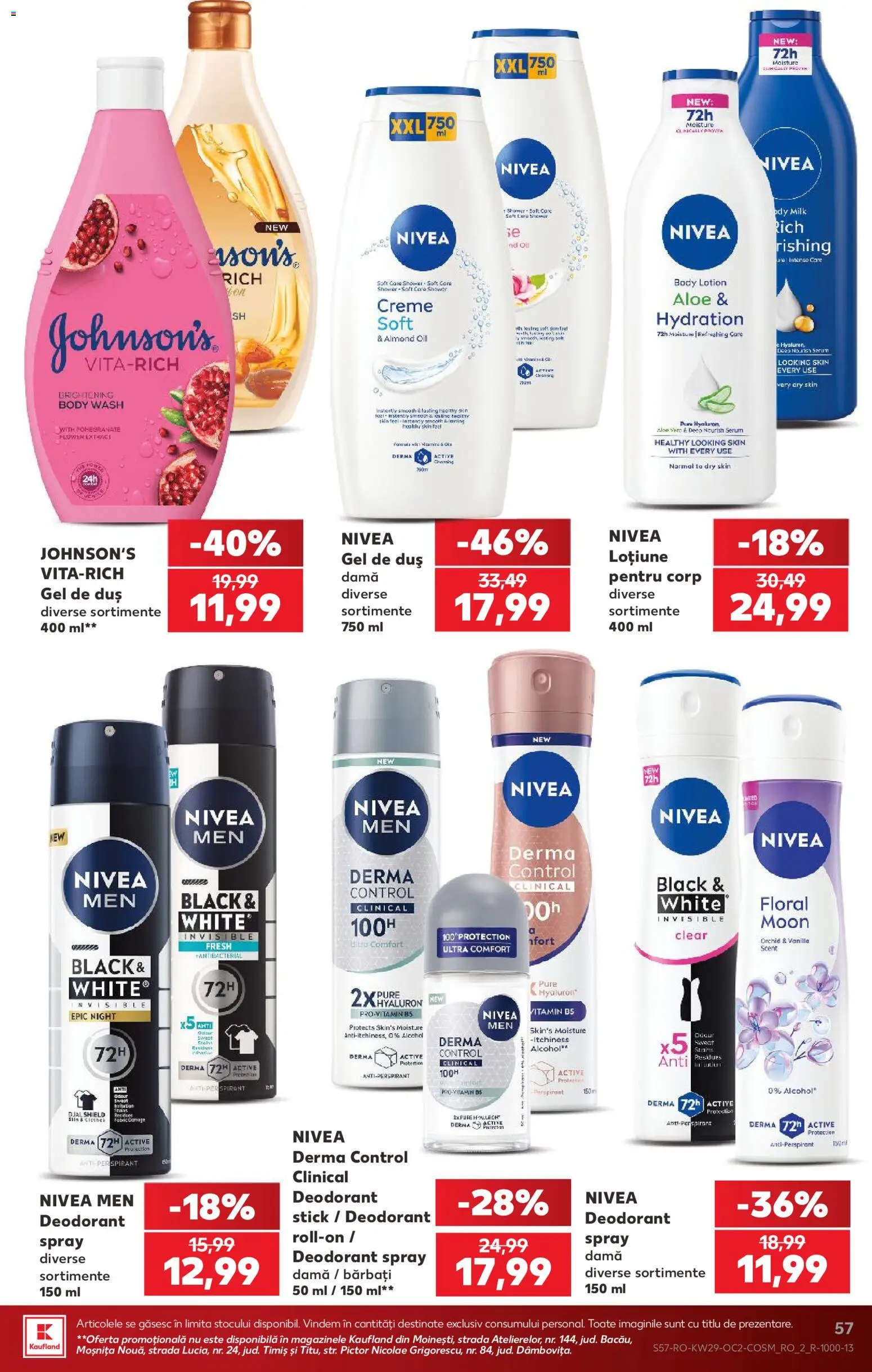 Catalog Kaufland 15 - 20 Iulie 2026 | Pagina 57 | Produse: Body, Duș, Gel de duș, Deodorant