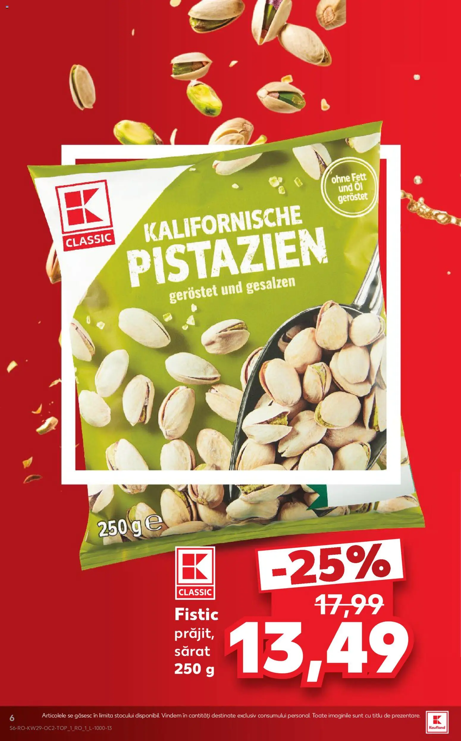 Catalog Kaufland 15 - 20 Iulie 2026 | Pagina 6 | Produse: Fistic