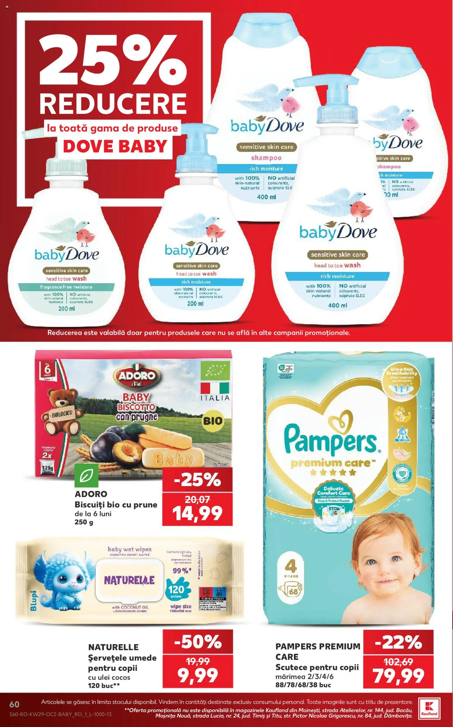 Catalog Kaufland 15 - 20 Iulie 2026 | Pagina 60 | Produse: Pirinç gevreği, Ulei, Prune, Șervețele umede
