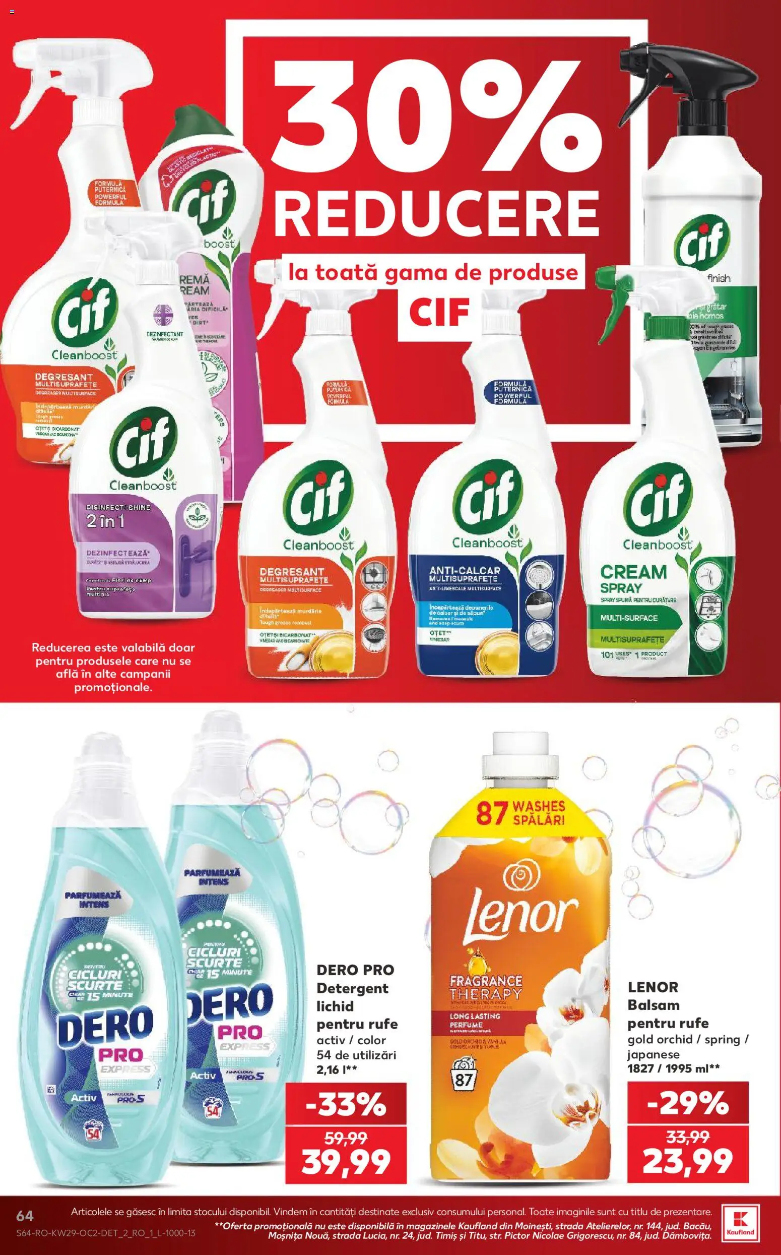 Catalog Kaufland 15 - 20 Iulie 2026 | Pagina 64 | Produse: Balsam, Oțet, Detergent