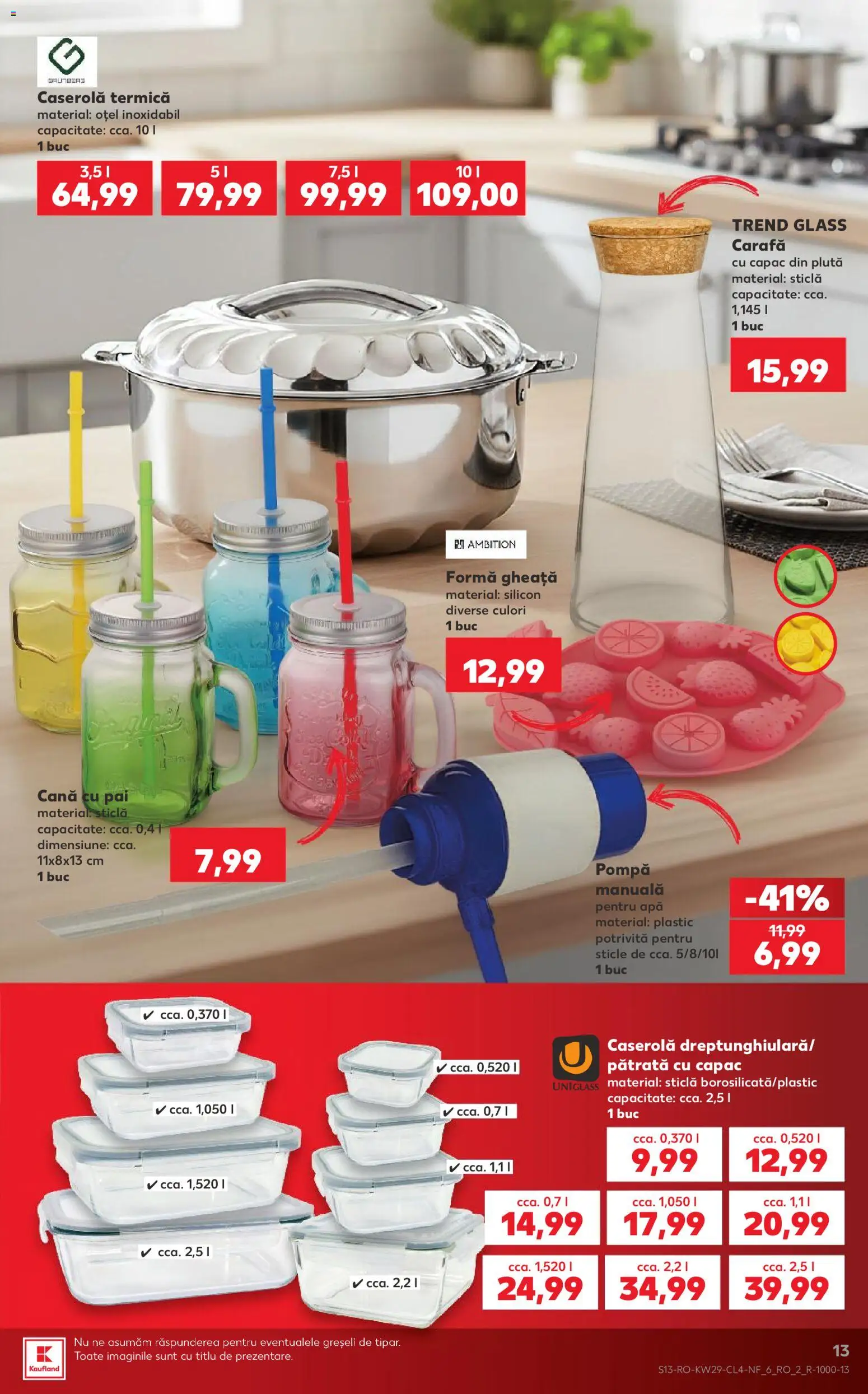 Catalog Kaufland 15 - 20 Iulie 2026 | Pagina 13 | Produse: Carafă, Apă