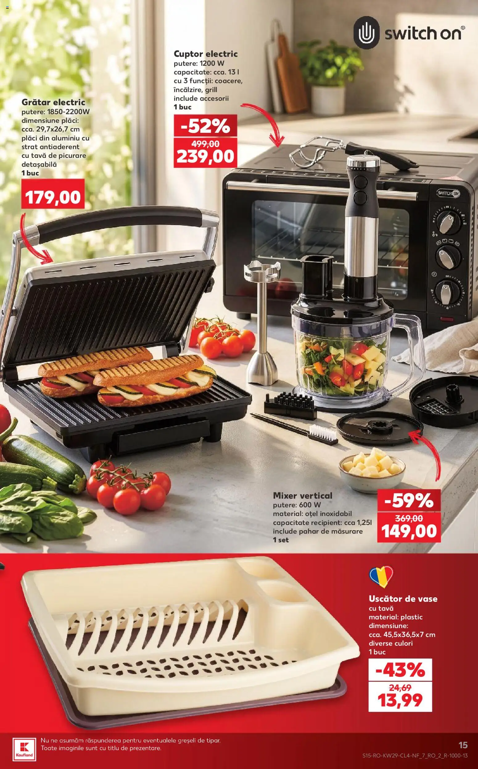 Catalog Kaufland 15 - 20 Iulie 2026 | Pagina 15 | Produse: Uscător, Cuptor, Grill, Grătar