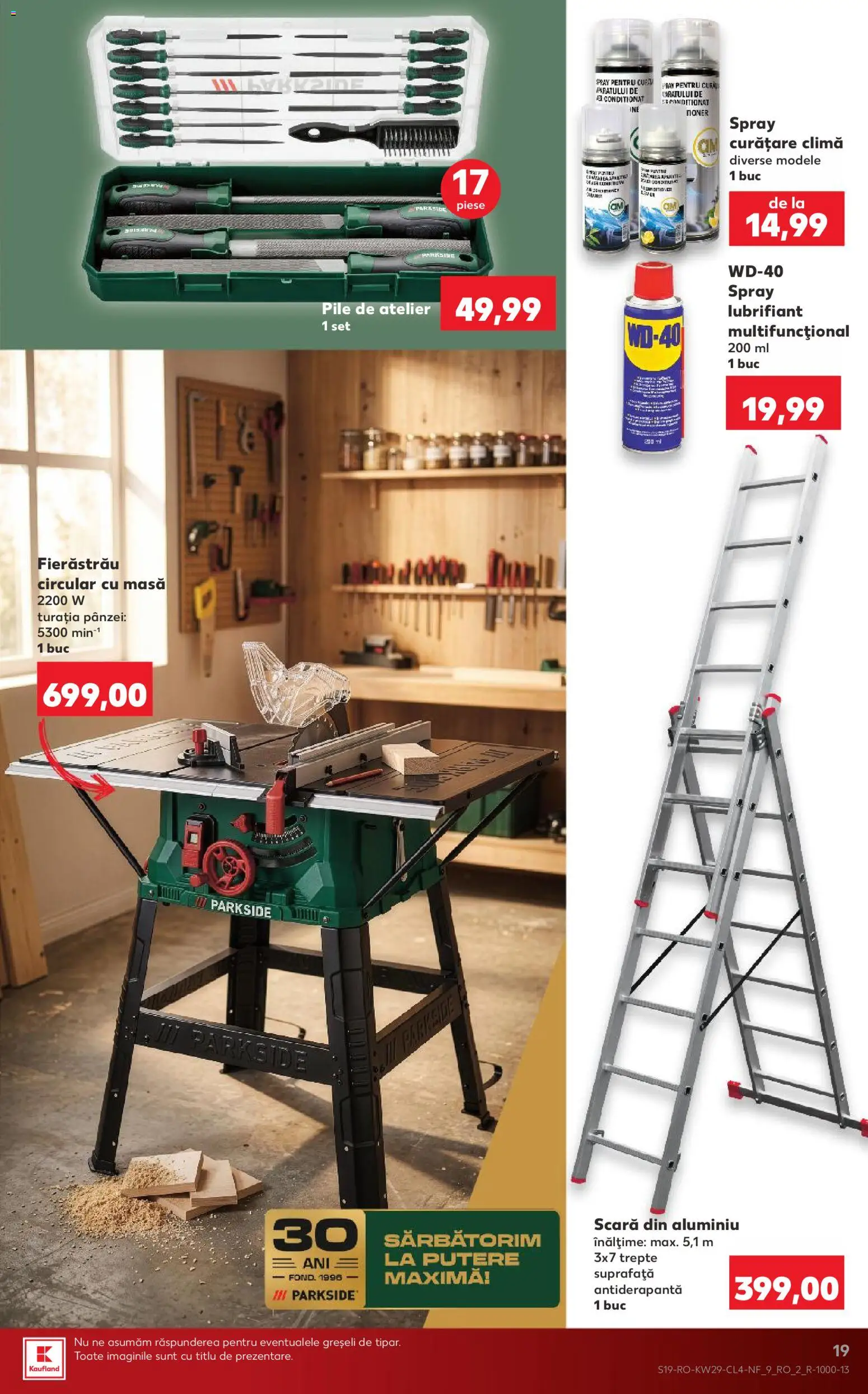 Catalog Kaufland 15 - 20 Iulie 2026 | Pagina 19 | Produse: Scară, Masă
