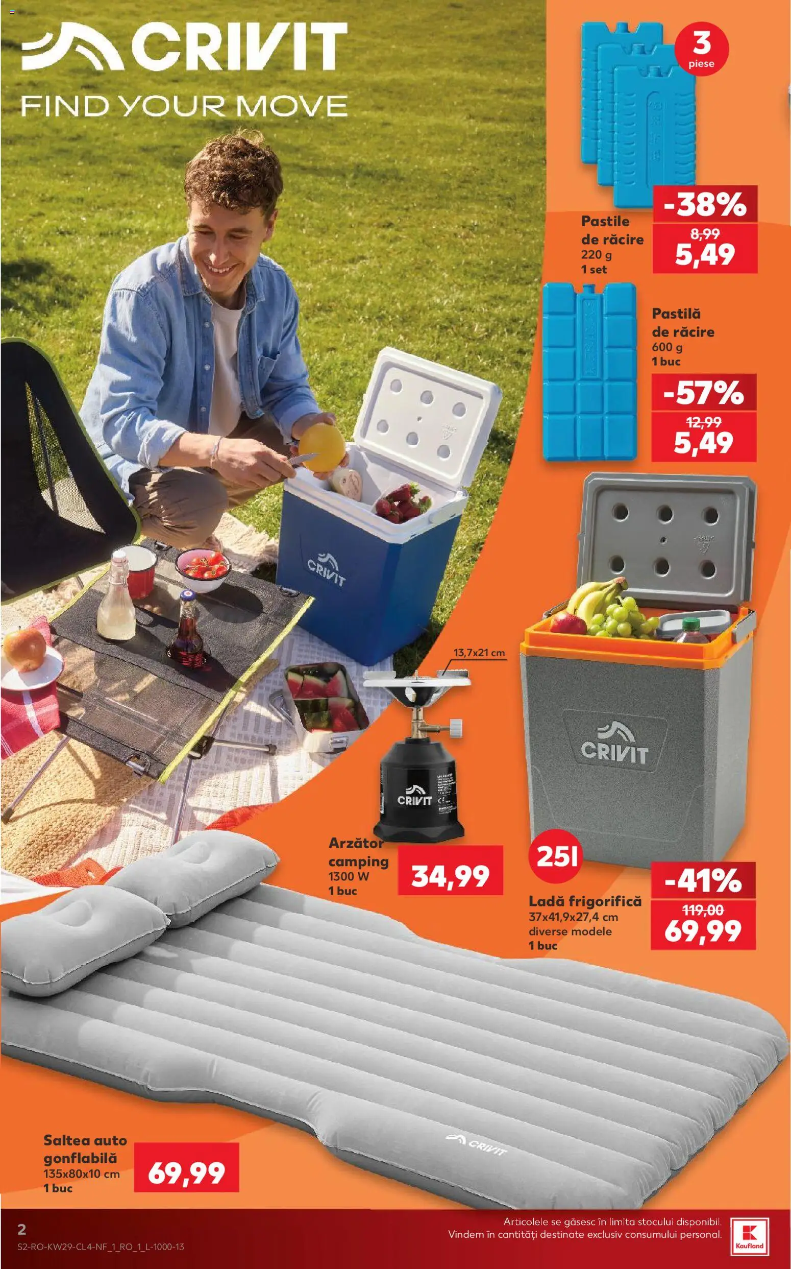 Catalog Kaufland 15 - 20 Iulie 2026 | Pagina 2 | Produse: Saltea, Ladă frigorifică