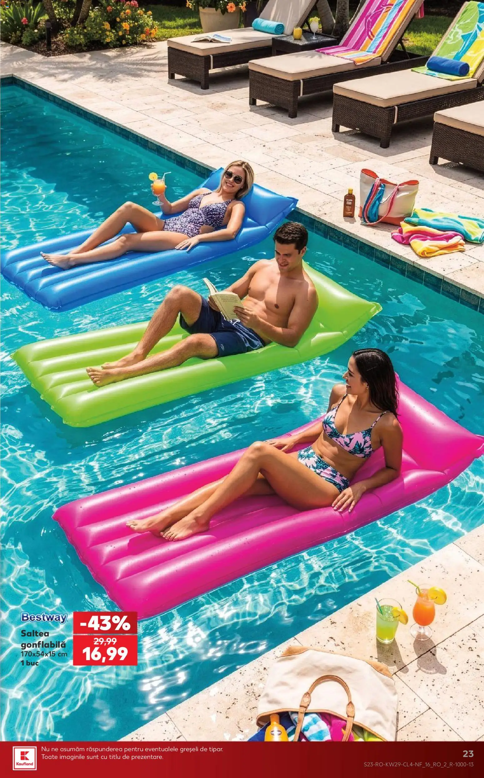 Catalog Kaufland 15 - 20 Iulie 2026 | Pagina 23 | Produse: Saltea, Saltea gonflabilă