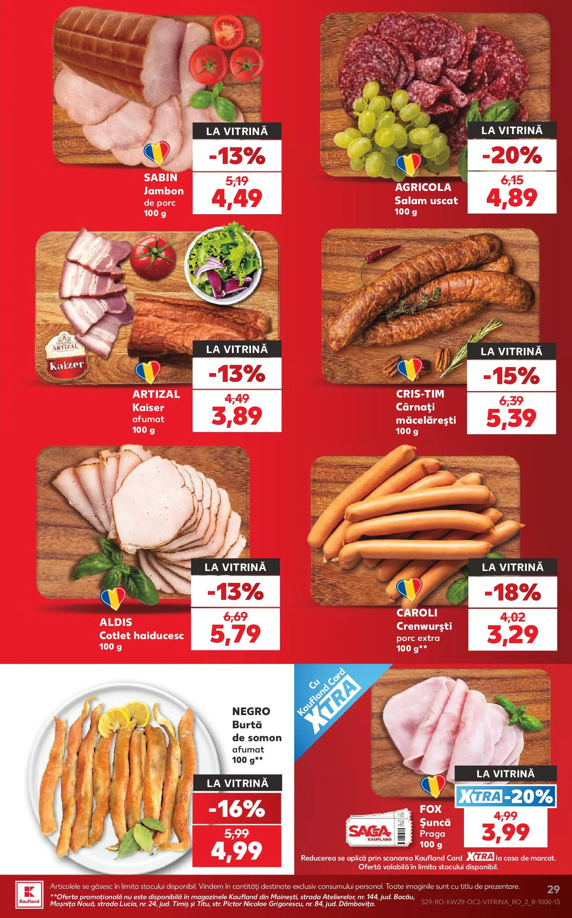 Catalog Kaufland 15 - 20 Iulie 2026 | Pagina 29 | Produse: Lait de coco, Salam, Șuncă, Cârnați