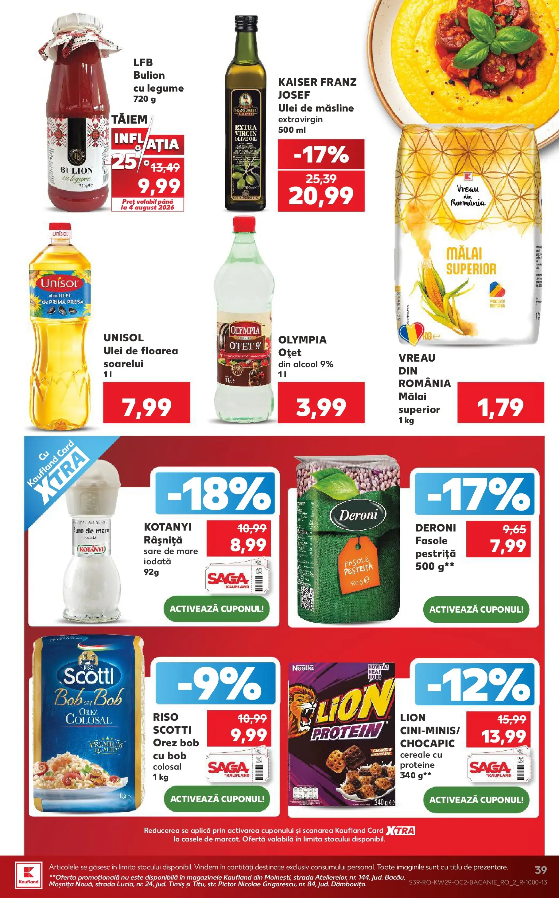 Catalog Kaufland 15 - 20 Iulie 2026 | Pagina 39 | Produse: Presă, Mălai, Legume, Sare