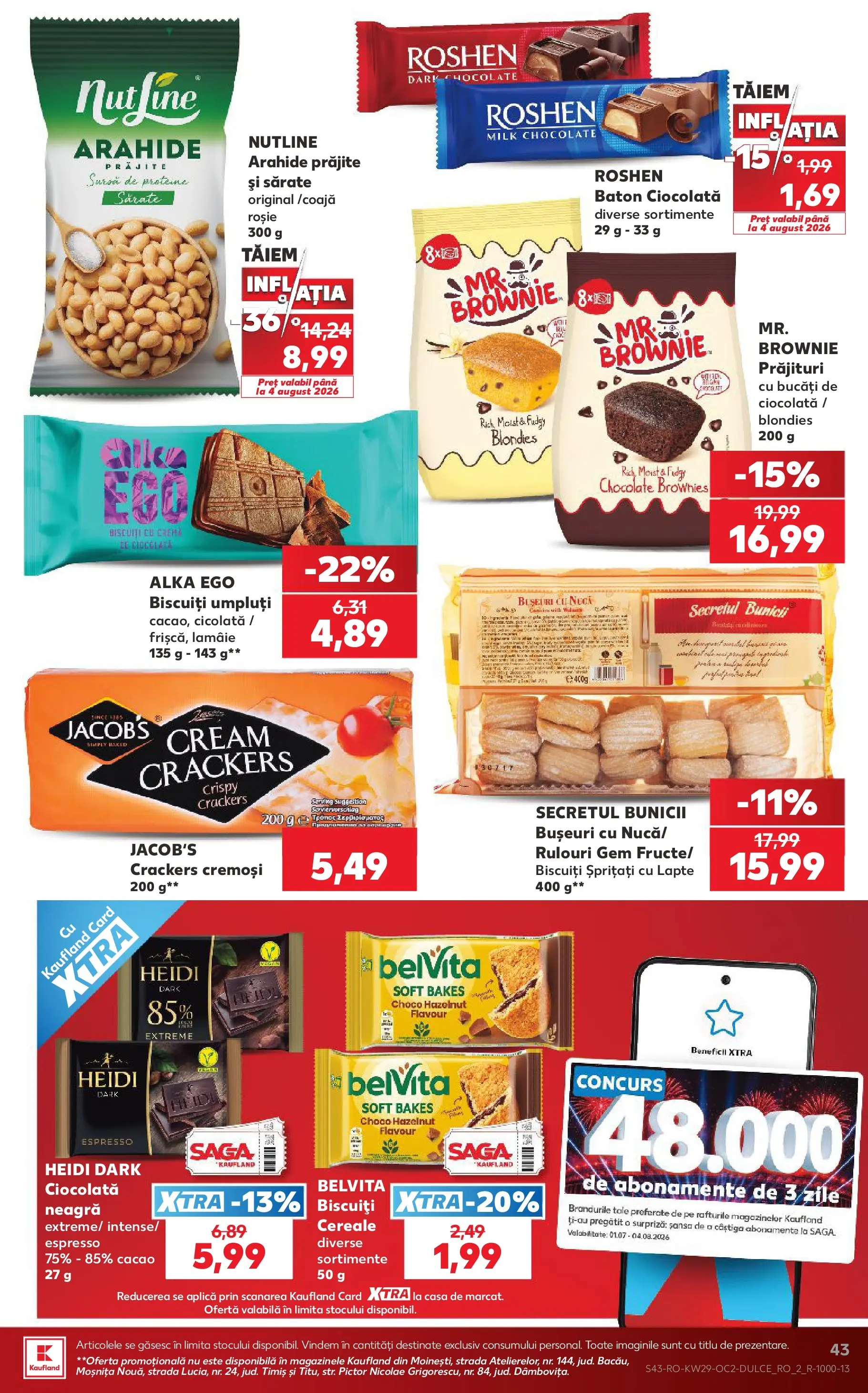 Catalog Kaufland 15 - 20 Iulie 2026 | Pagina 43 | Produse: Lapte, Cereale, Biscuiți, Lămâie