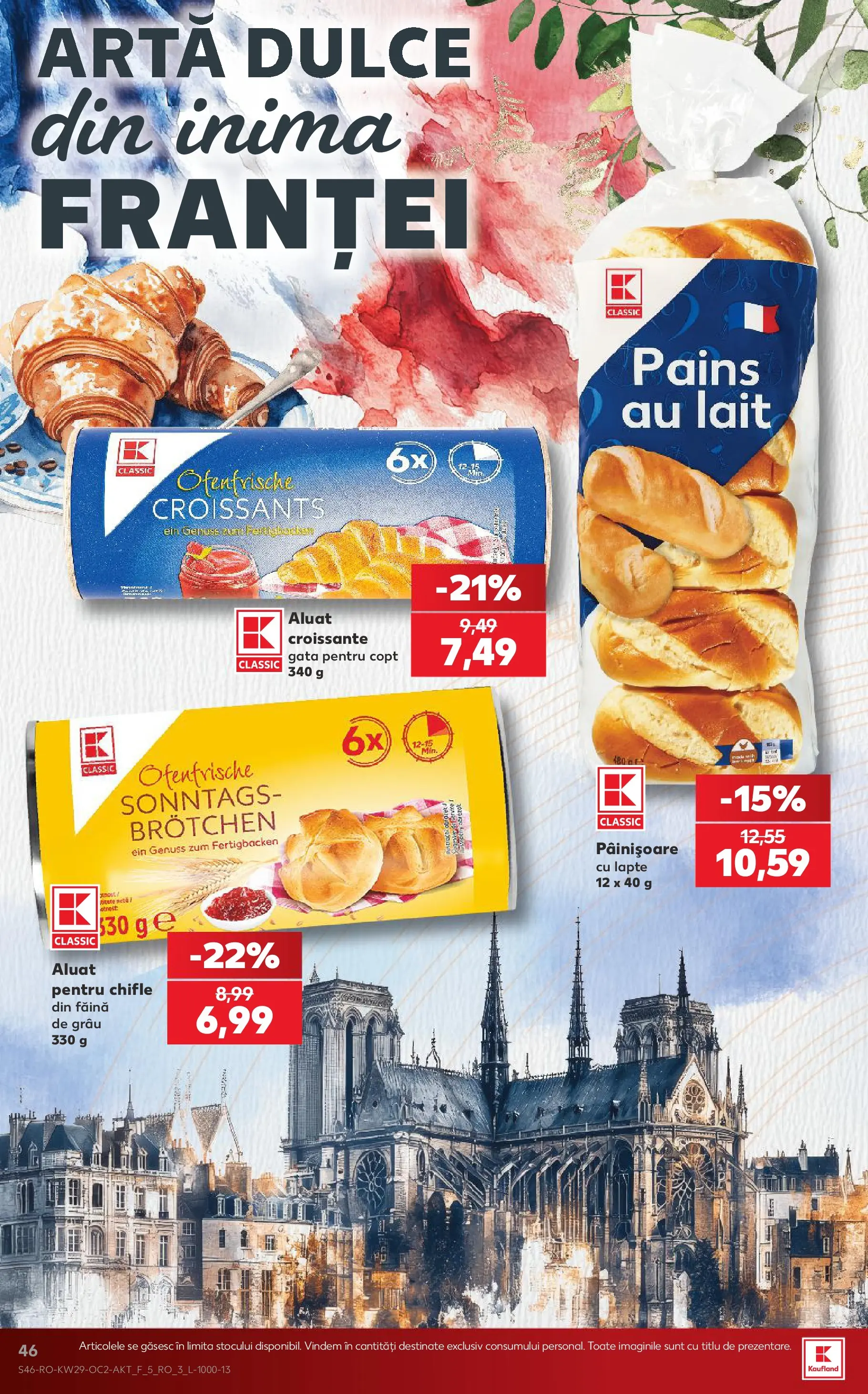 Catalog Kaufland 15 - 20 Iulie 2026 | Pagina 46 | Produse: Aluat, Lapte, Făină
