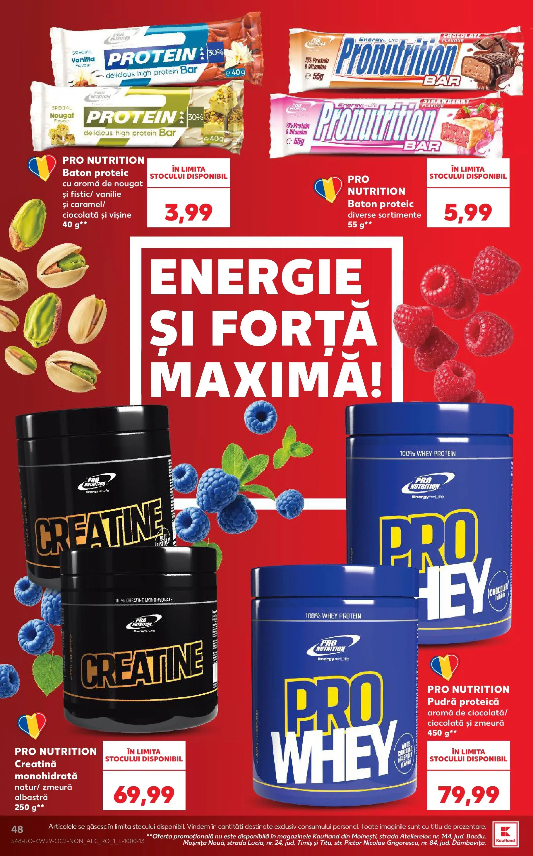 Catalog Kaufland 15 - 20 Iulie 2026 | Pagina 48 | Produse: Zmeură, Pudră, Ciocolată