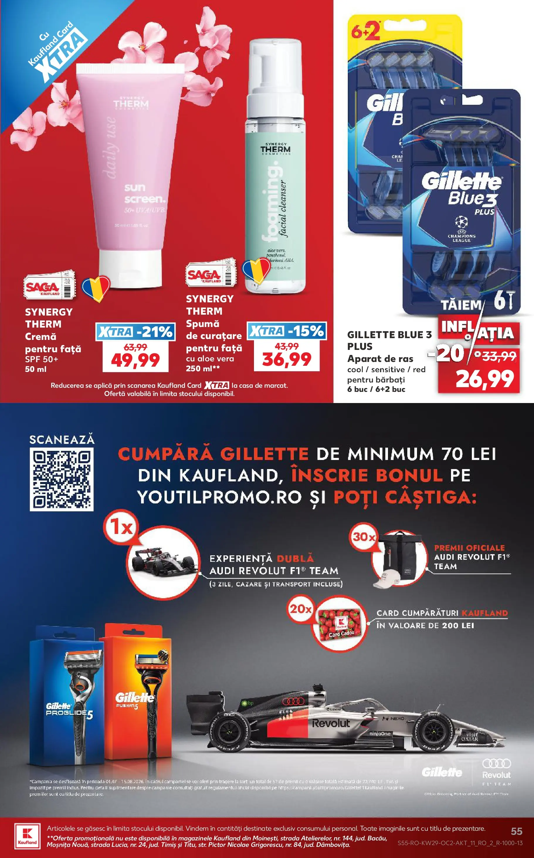 Catalog Kaufland 15 - 20 Iulie 2026 | Pagina 55 | Produse: Șort, Aparat De Ras, Aloe vera, Cremă