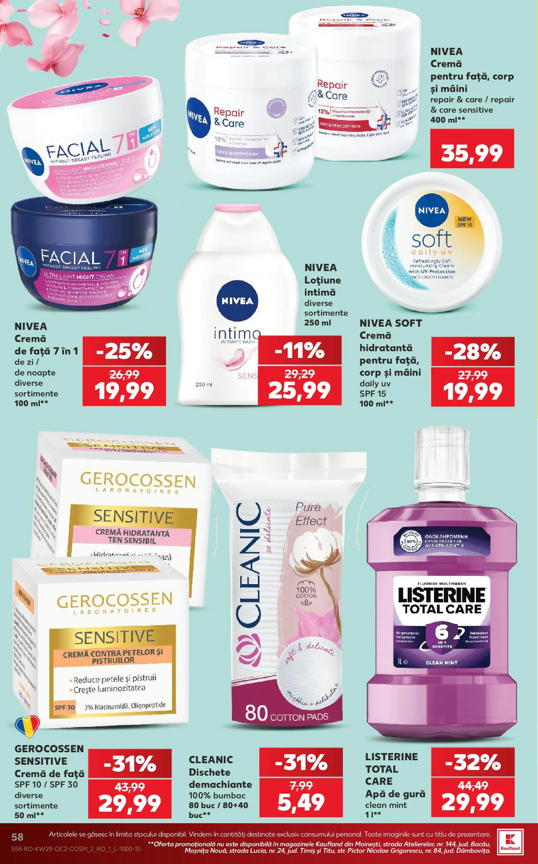Catalog Kaufland 15 - 20 Iulie 2026 | Pagina 58 | Produse: Arapsaçı, Cremă, Apă de gură, Apă