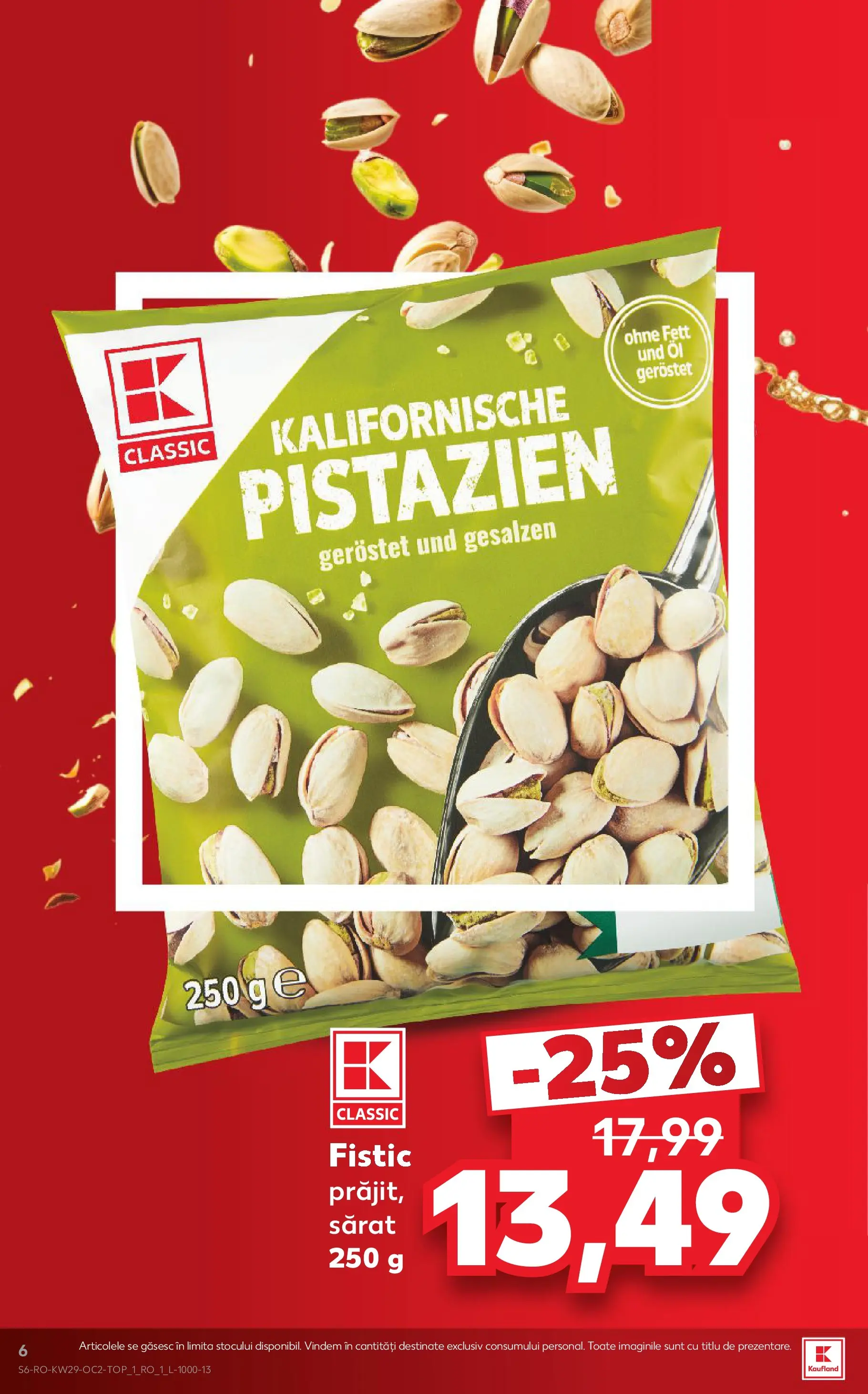Catalog Kaufland 15 - 20 Iulie 2026 | Pagina 6 | Produse: Fistic
