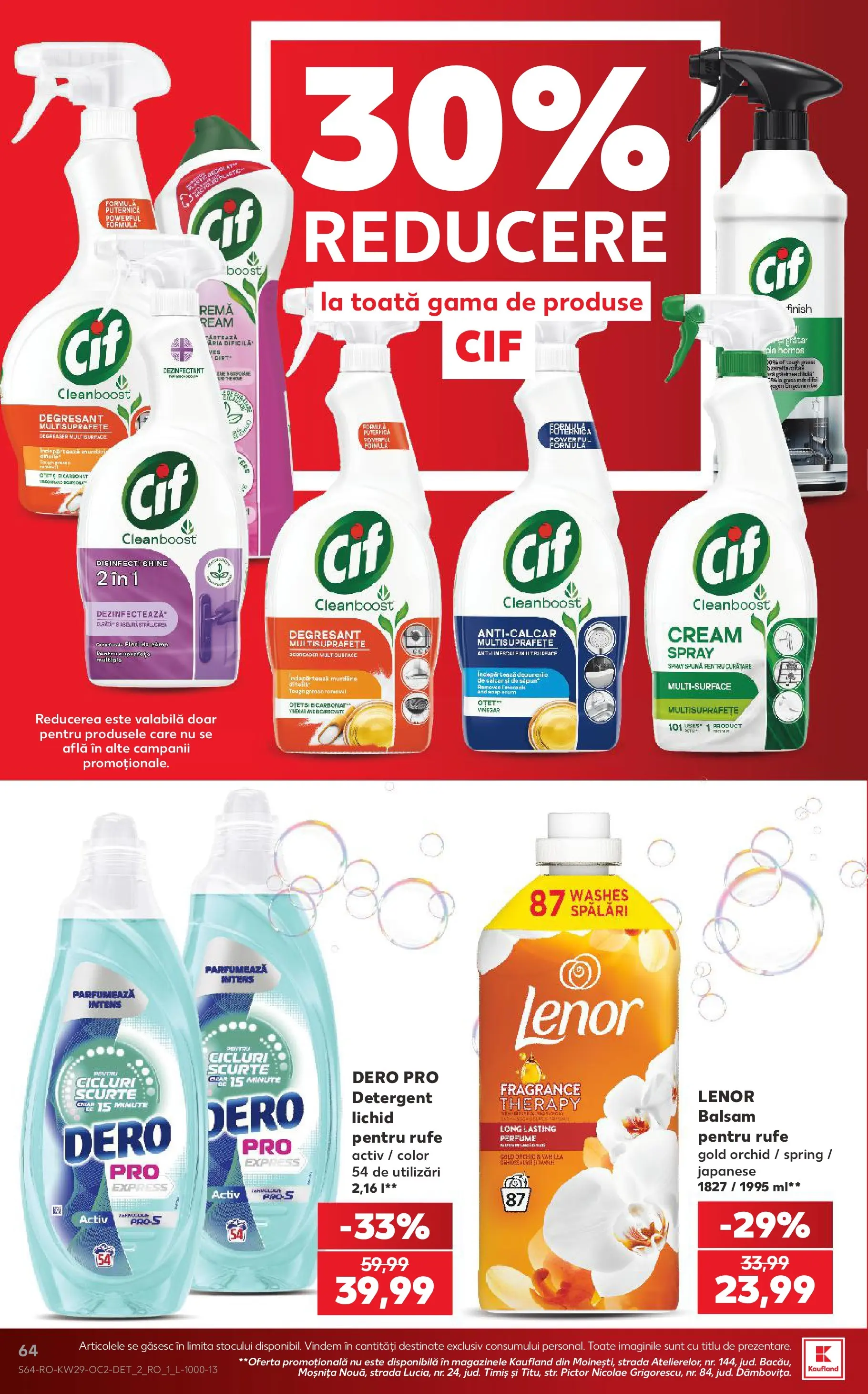 Catalog Kaufland 15 - 20 Iulie 2026 | Pagina 64 | Produse: Balsam, Detergent