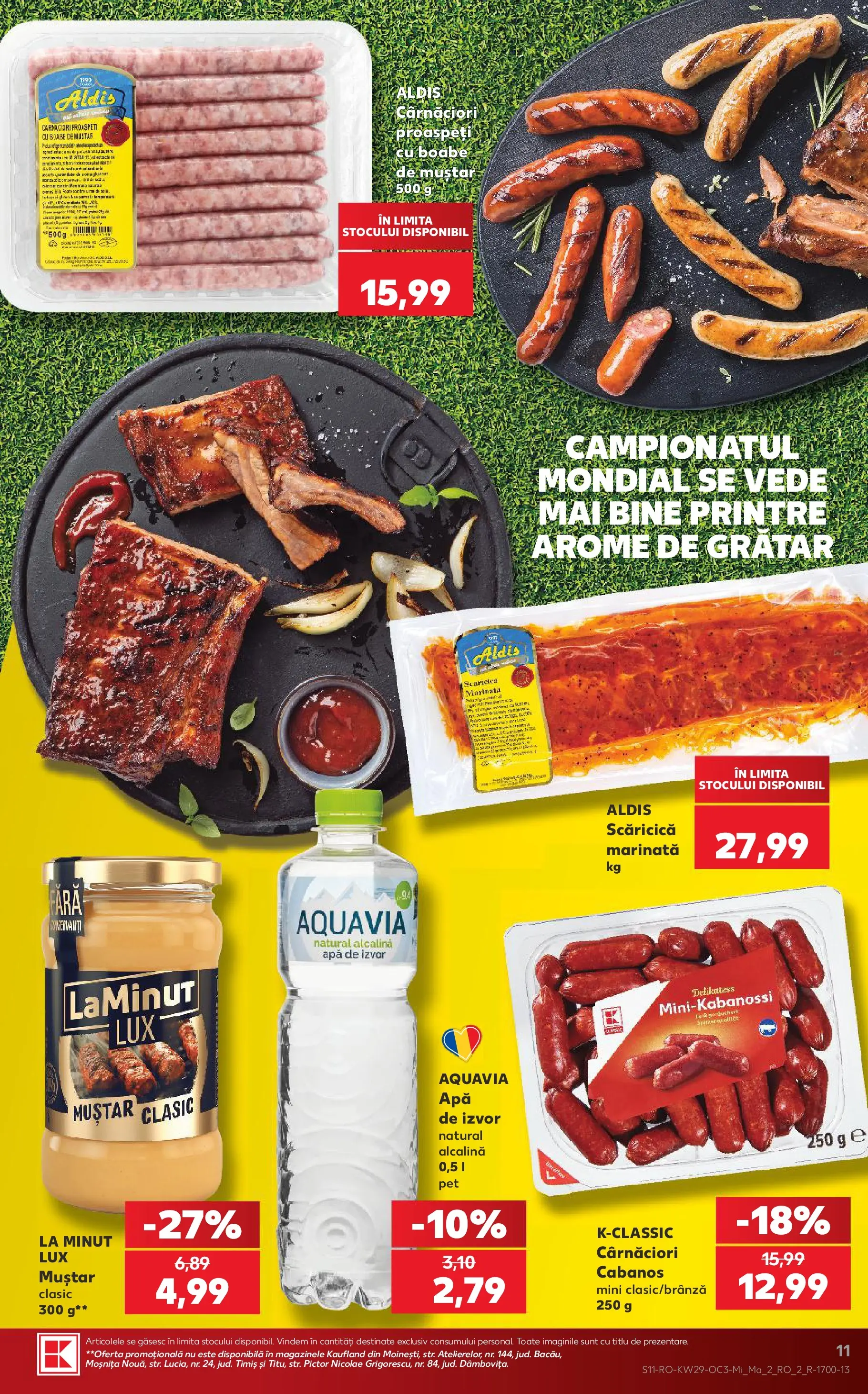 Catalog Kaufland 15 - 20 Iulie 2026 | Pagina 11 | Produse: Grătar, Muștar, Apă