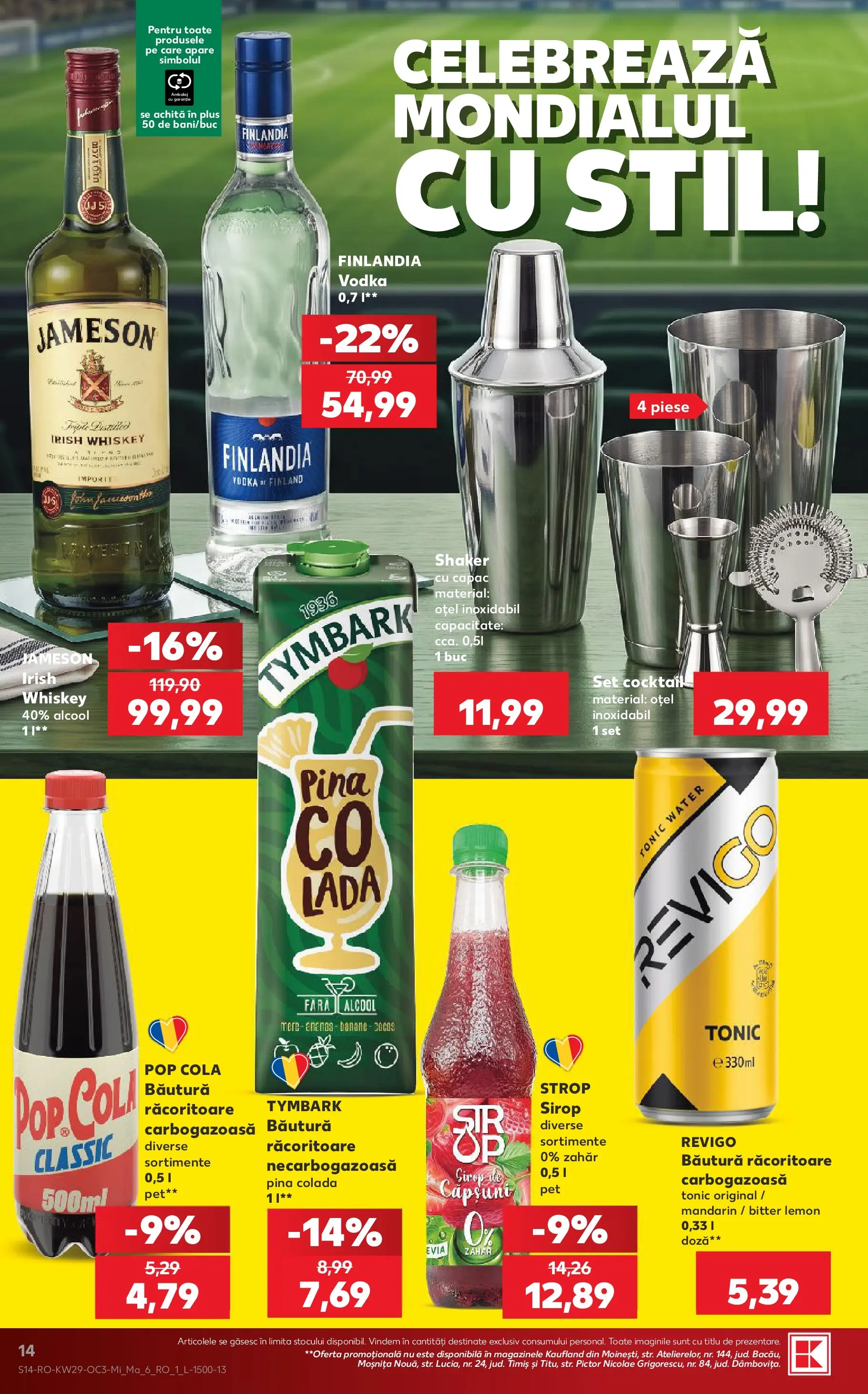 Catalog Kaufland 15 - 20 Iulie 2026 | Pagina 14 | Produse: Amerikan servis, Căpșuni, Vodka, Zahăr