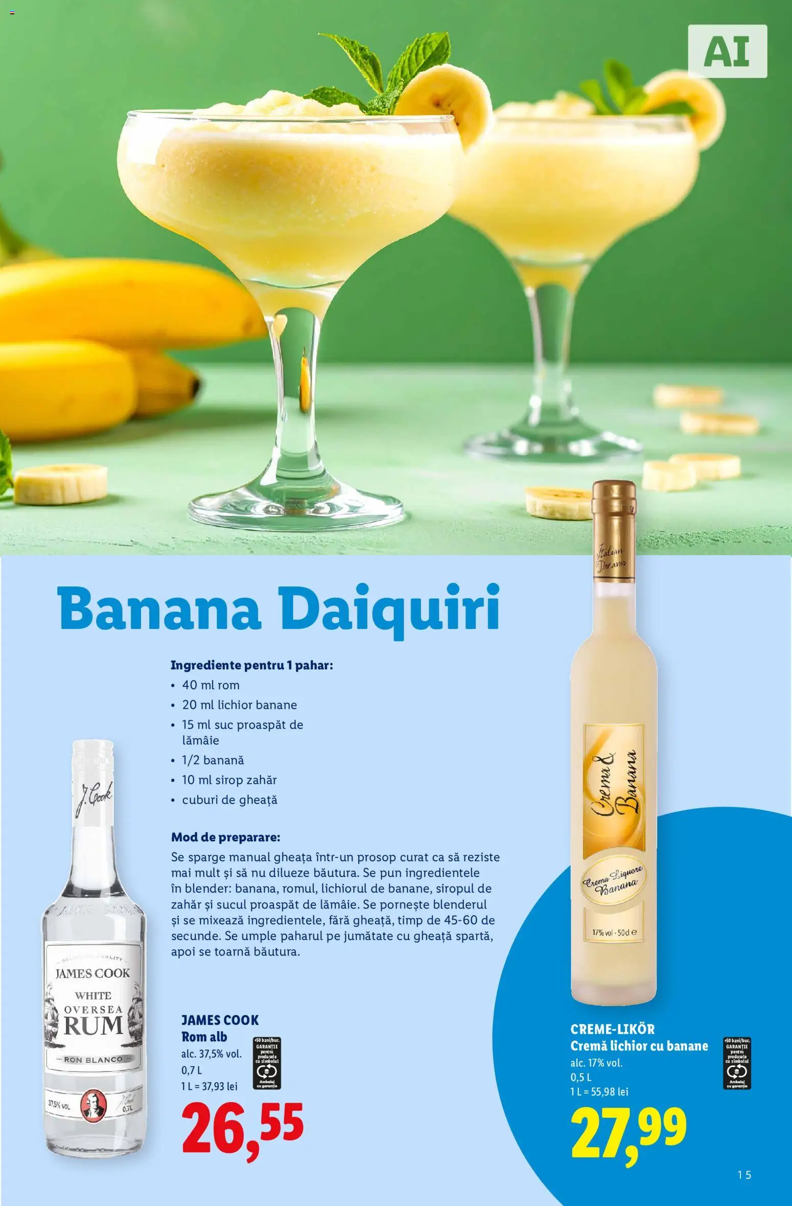 Catalog LIDL 13 Iulie - 12 Septembrie 2026 | Pagina 15 | Produse: Rom, Sirop, Zahăr, Lămâie