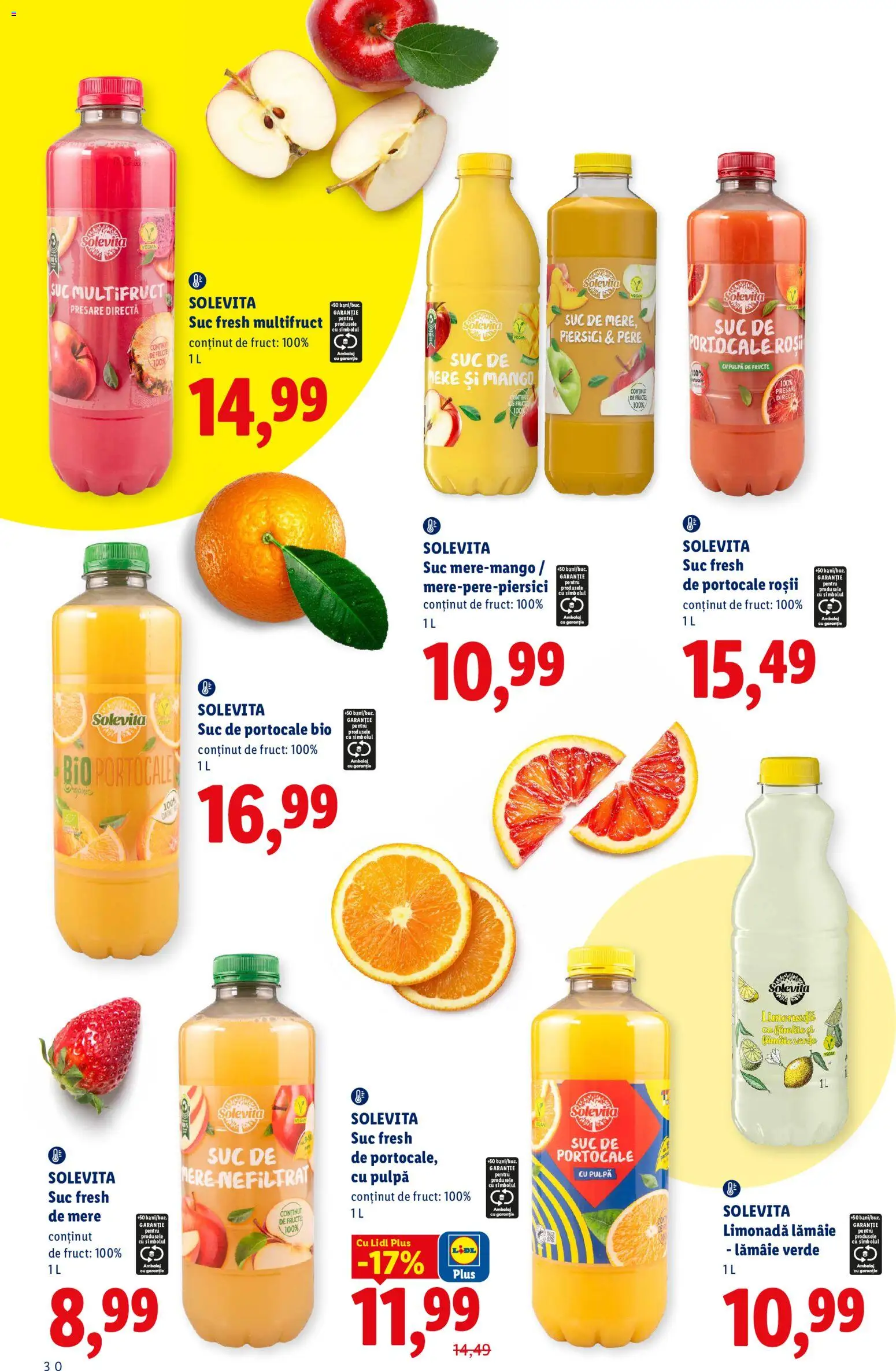Catalog LIDL 13 Iulie - 12 Septembrie 2026 | Pagina 30 | Produse: Suc, Mere, Fructe, Lămâie