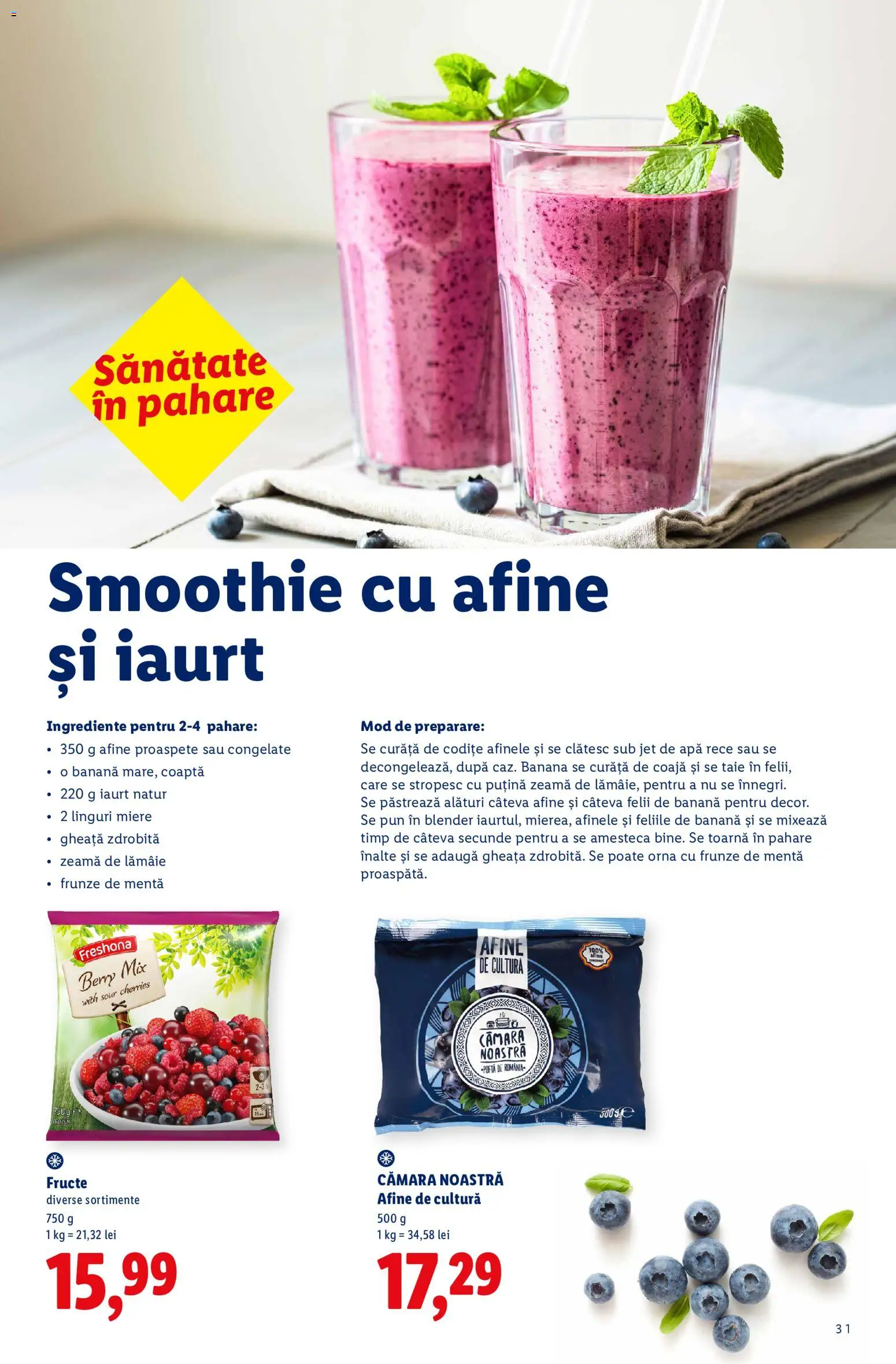 Catalog LIDL 13 Iulie - 12 Septembrie 2026 | Pagina 31 | Produse: Blender, Pahare, Linguri, Apă