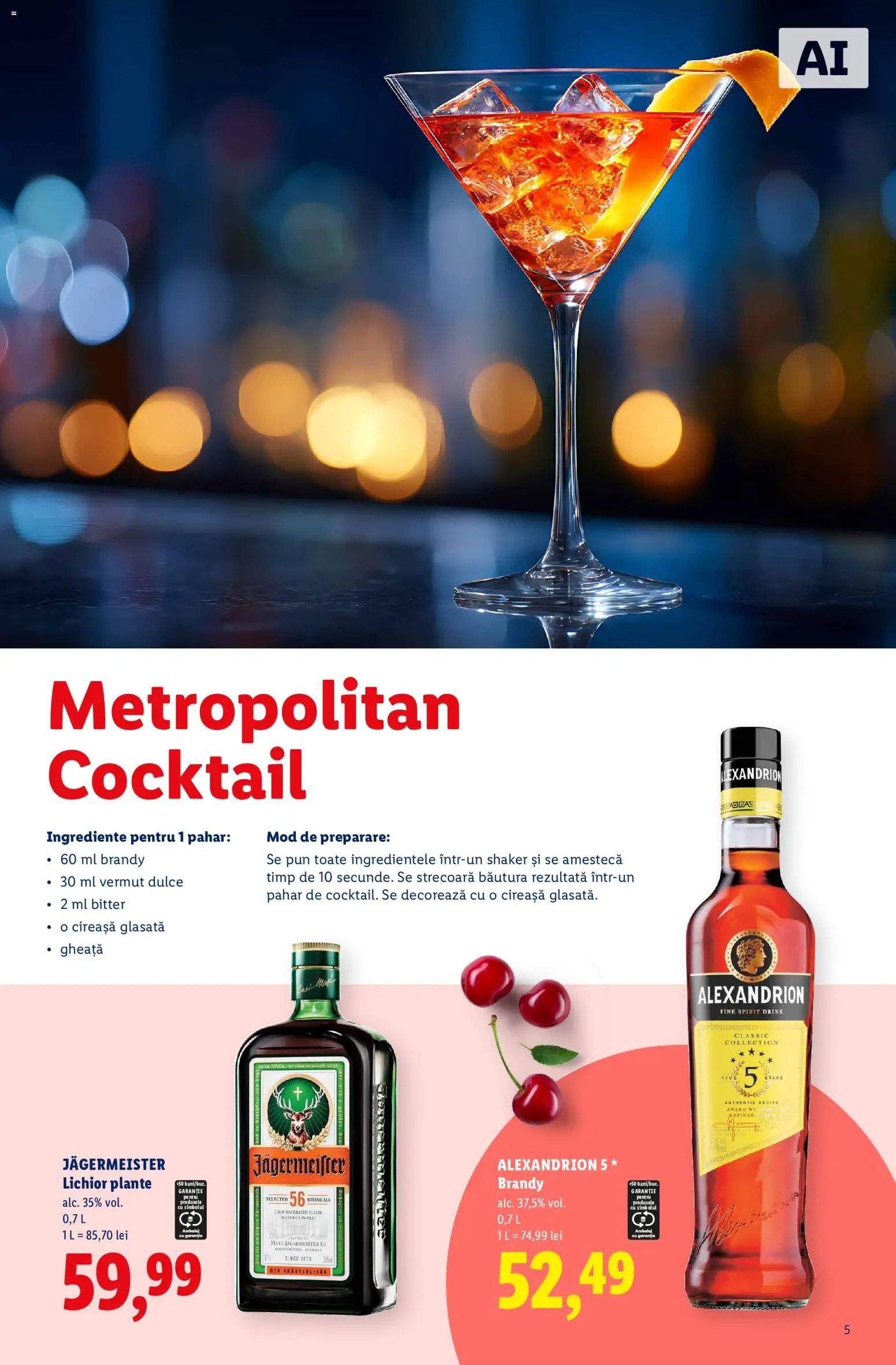 Catalog LIDL 13 Iulie - 12 Septembrie 2026 | Pagina 5 | Produse: Lichior, Cocktail