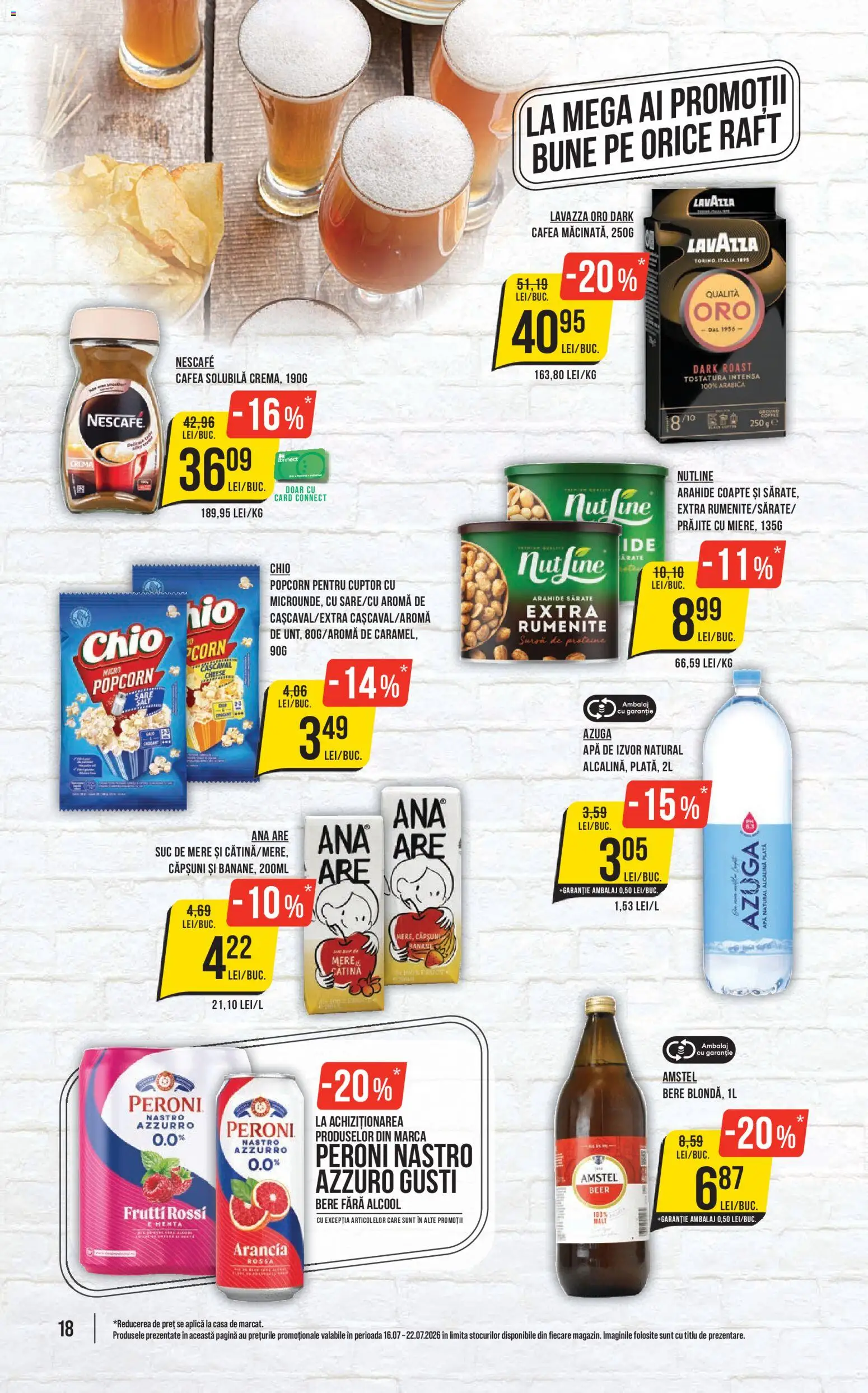 Catalog Mega Image 16 - 21 Iulie 2026 | Pagina 18 | Produse: Masaüstü kılıfı, Suc, Bere, Apă