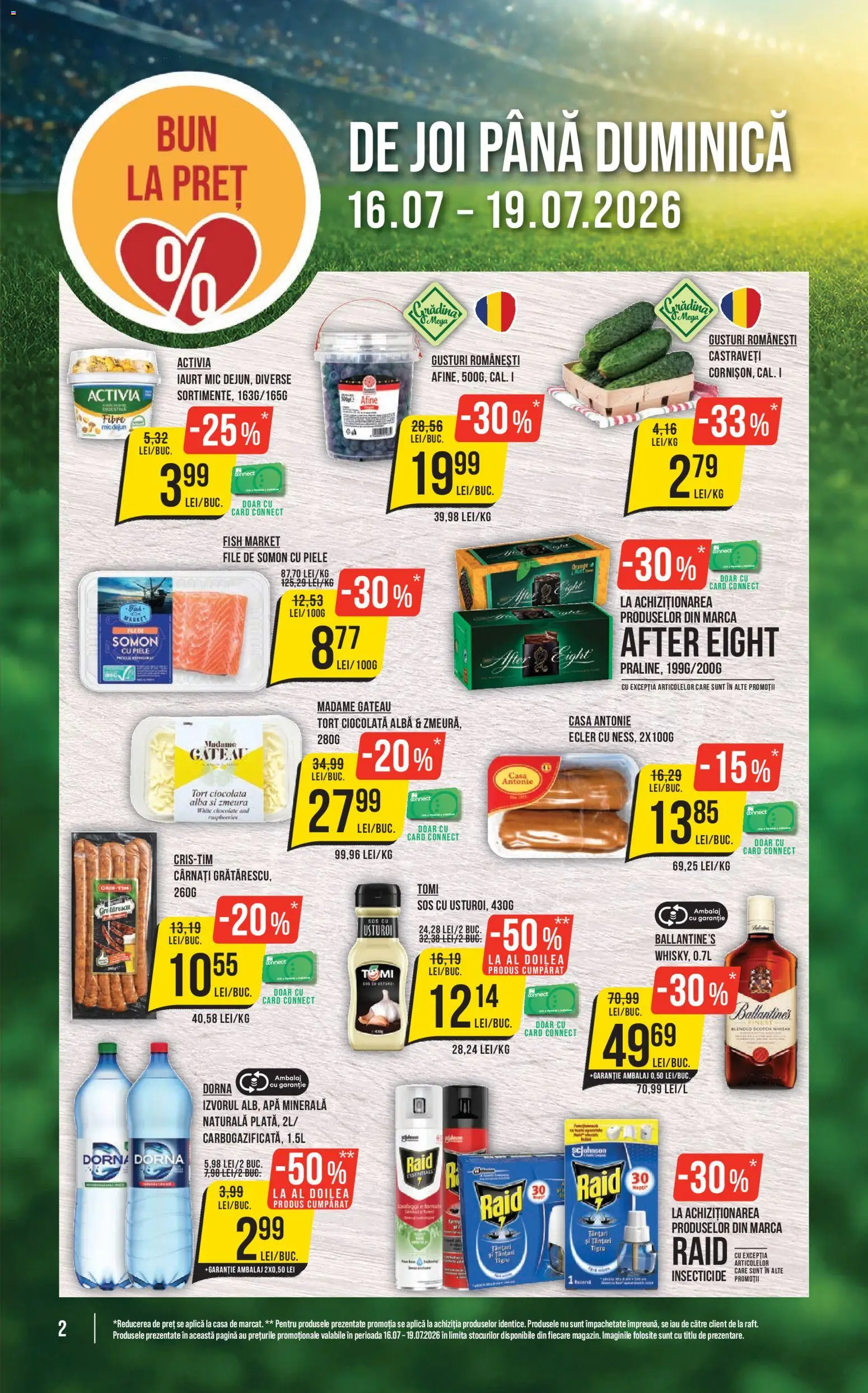 Catalog Mega Image 16 - 21 Iulie 2026 | Pagina 2 | Produse: Yazı tahtası kalemi, Tort, Ciocolată, Apă