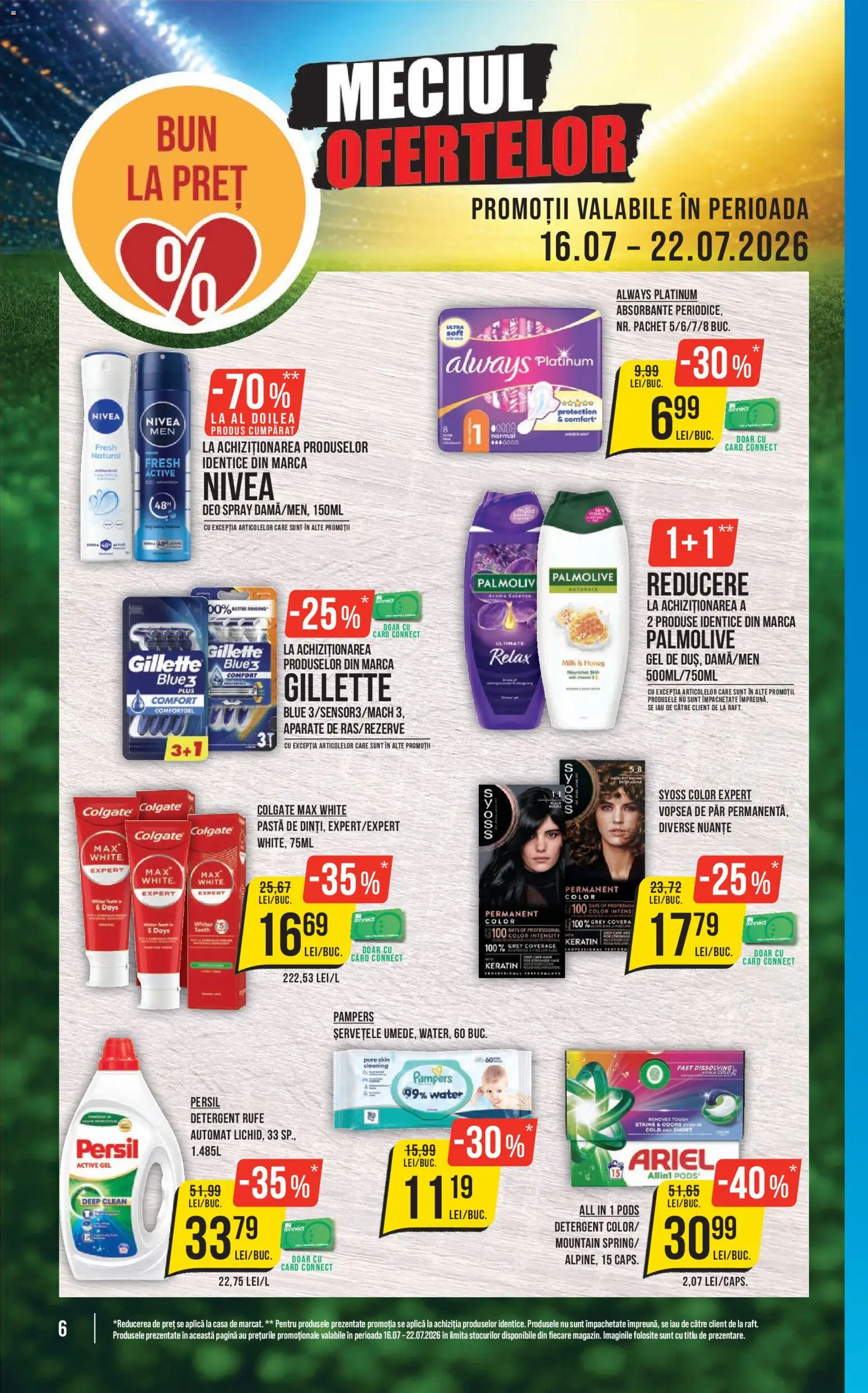 Catalog Mega Image 16 - 21 Iulie 2026 | Pagina 6 | Produse: Pomelo, Detergent, Absorbante, Vopsea de păr