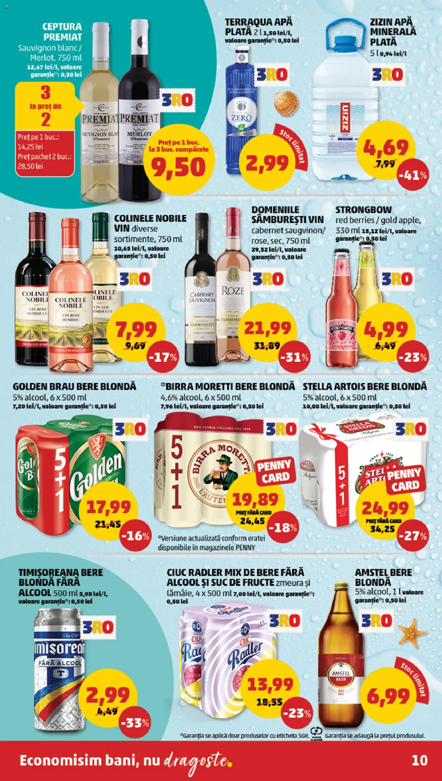 Catalog PENNY Market 15 - 20 Iulie 2026 | Pagina 10 | Produse: Yazı tahtası kalemi, Suc, Bere, Apă