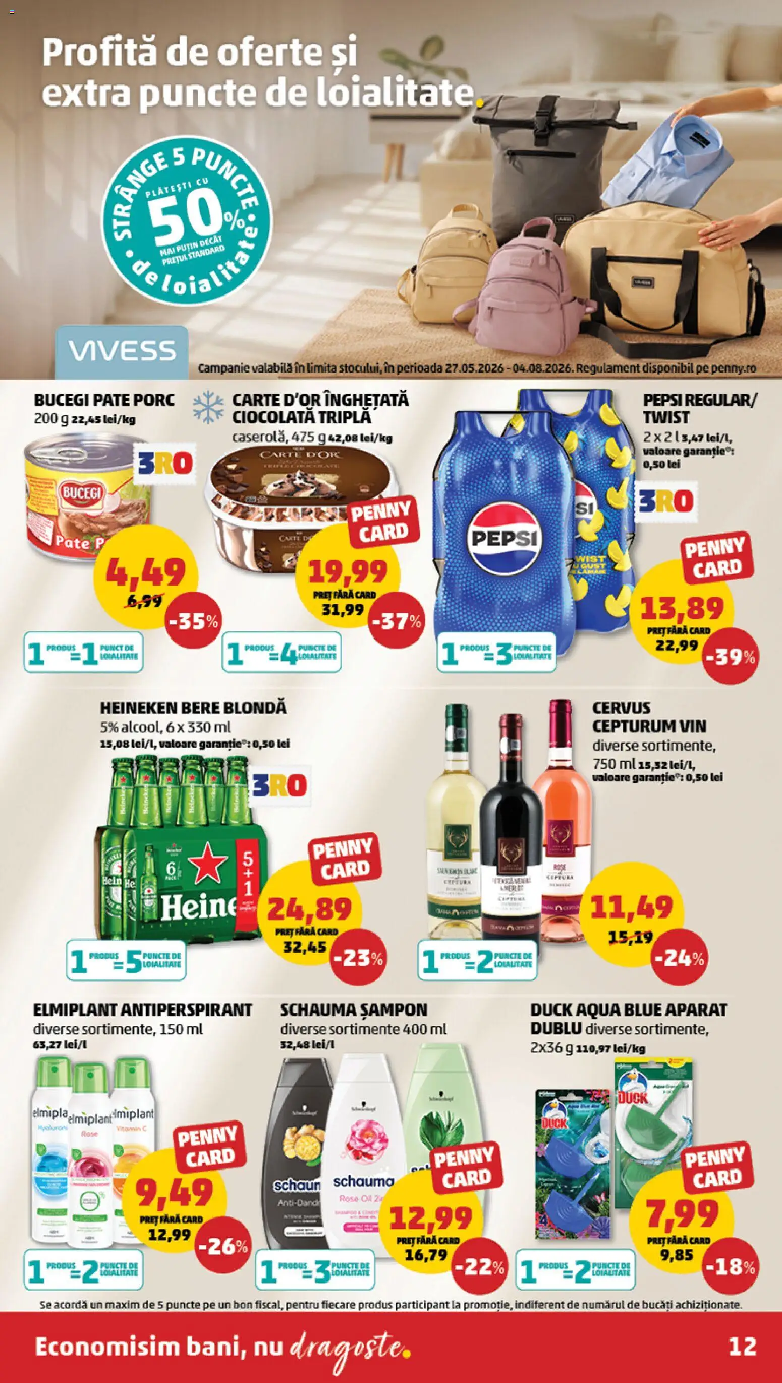 Catalog PENNY Market 15 - 20 Iulie 2026 | Pagina 12 | Produse: Vin, Bere, Antiperspirant, Înghețată